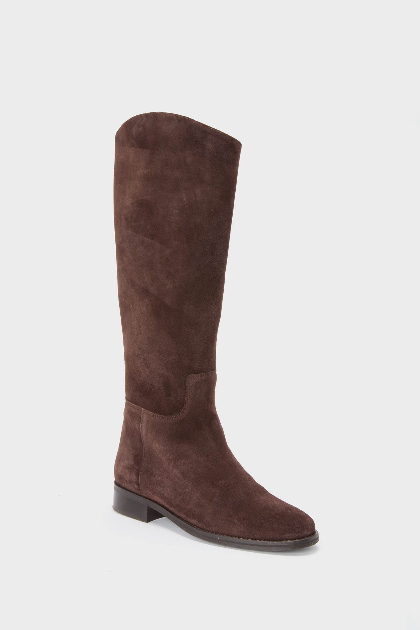 Chocolate Suede Ryder Boots-Beilave
