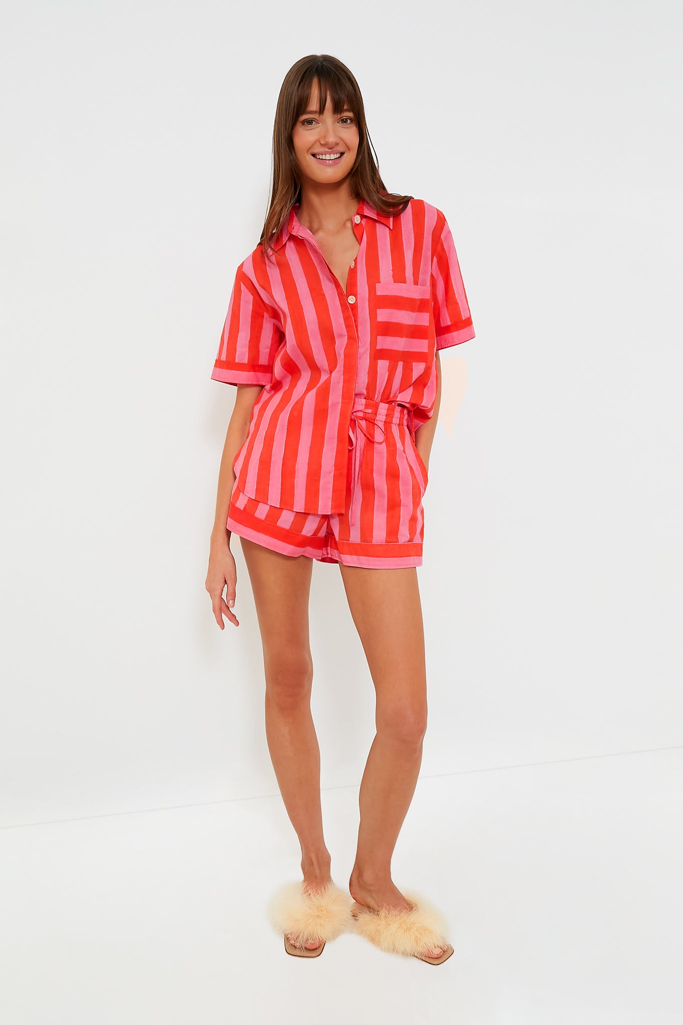 Bubblegum Stripe Cally Set-Beilave