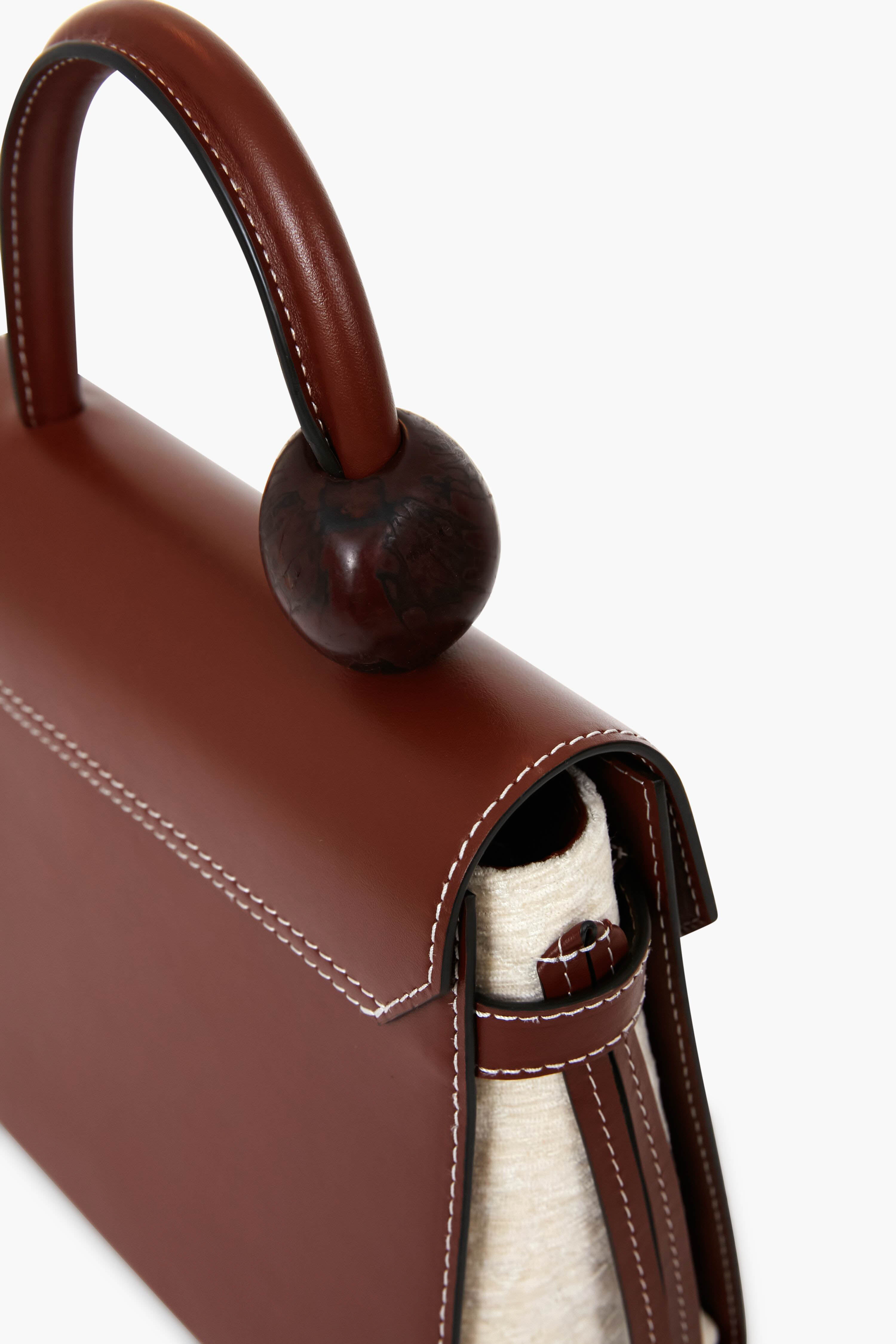 Cuoio Cari Napa Quilted Satchel-Beilave