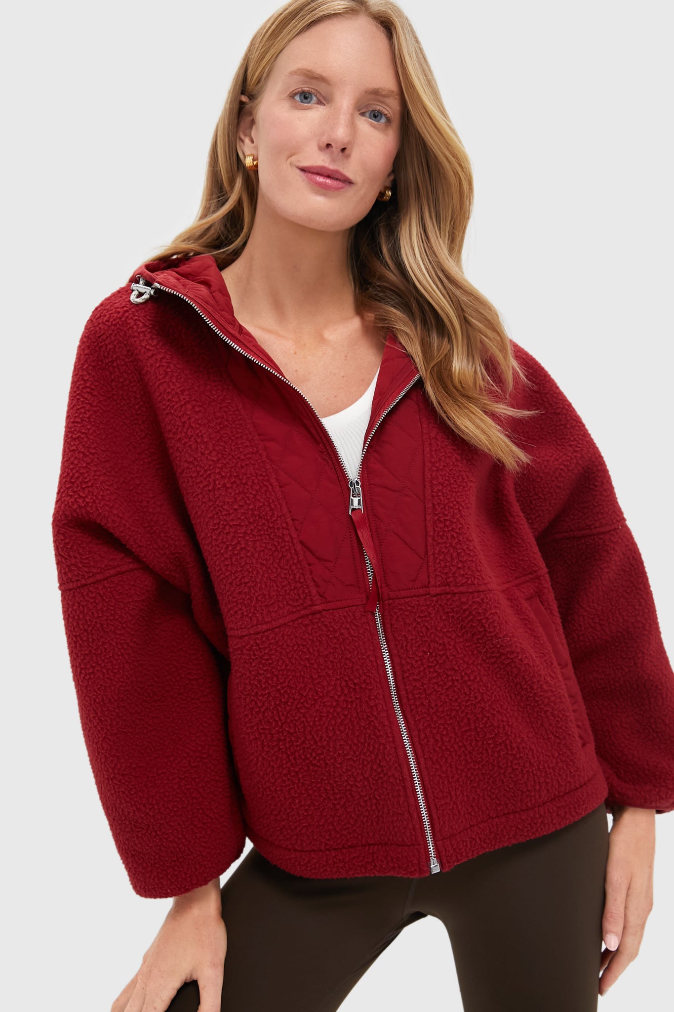 Red Dahlia Richfield Quilt Fleece Combo-Beilave