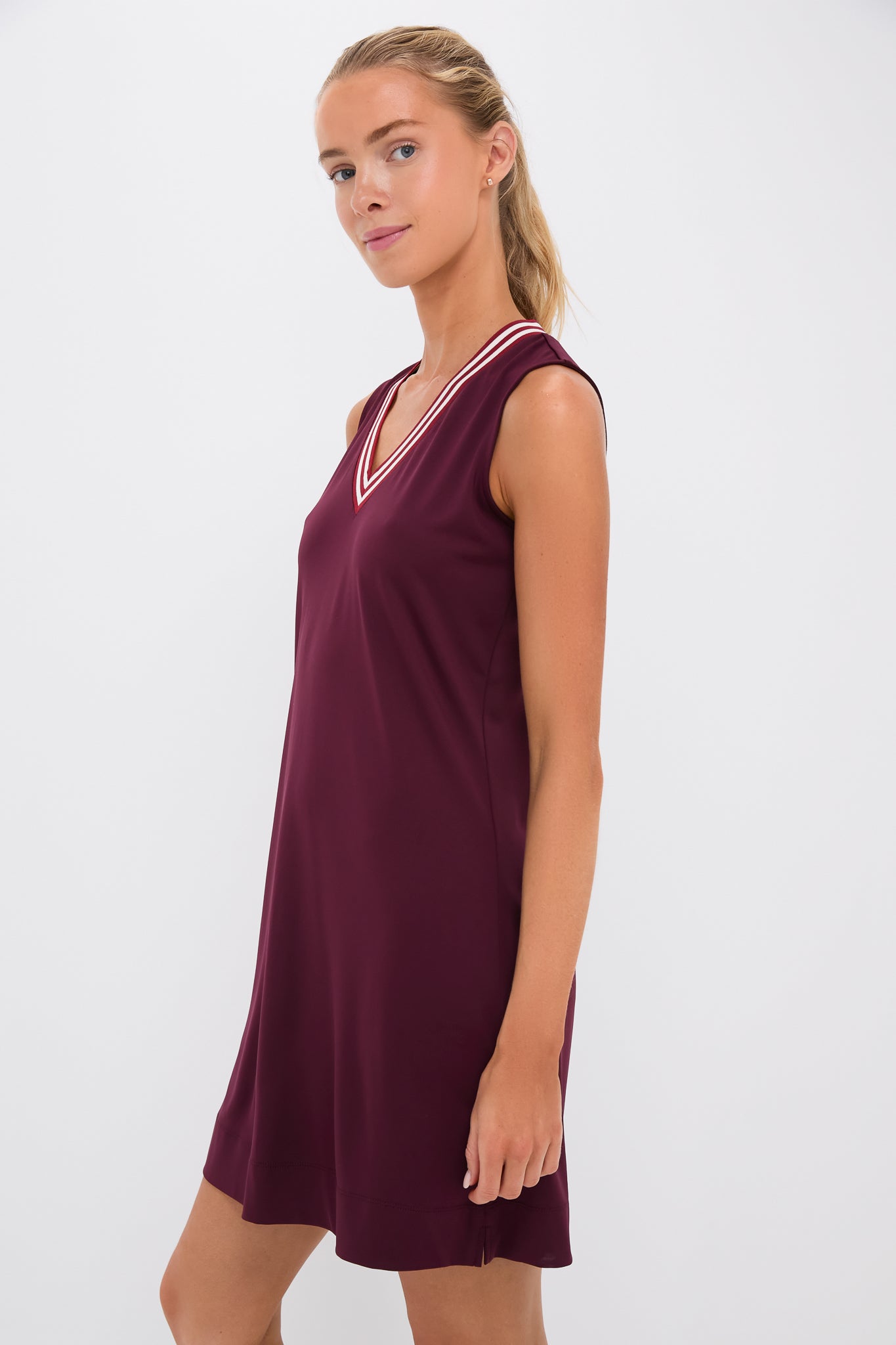 Winetasting Performance Jersey Suzanne Tennis Dress-Beilave