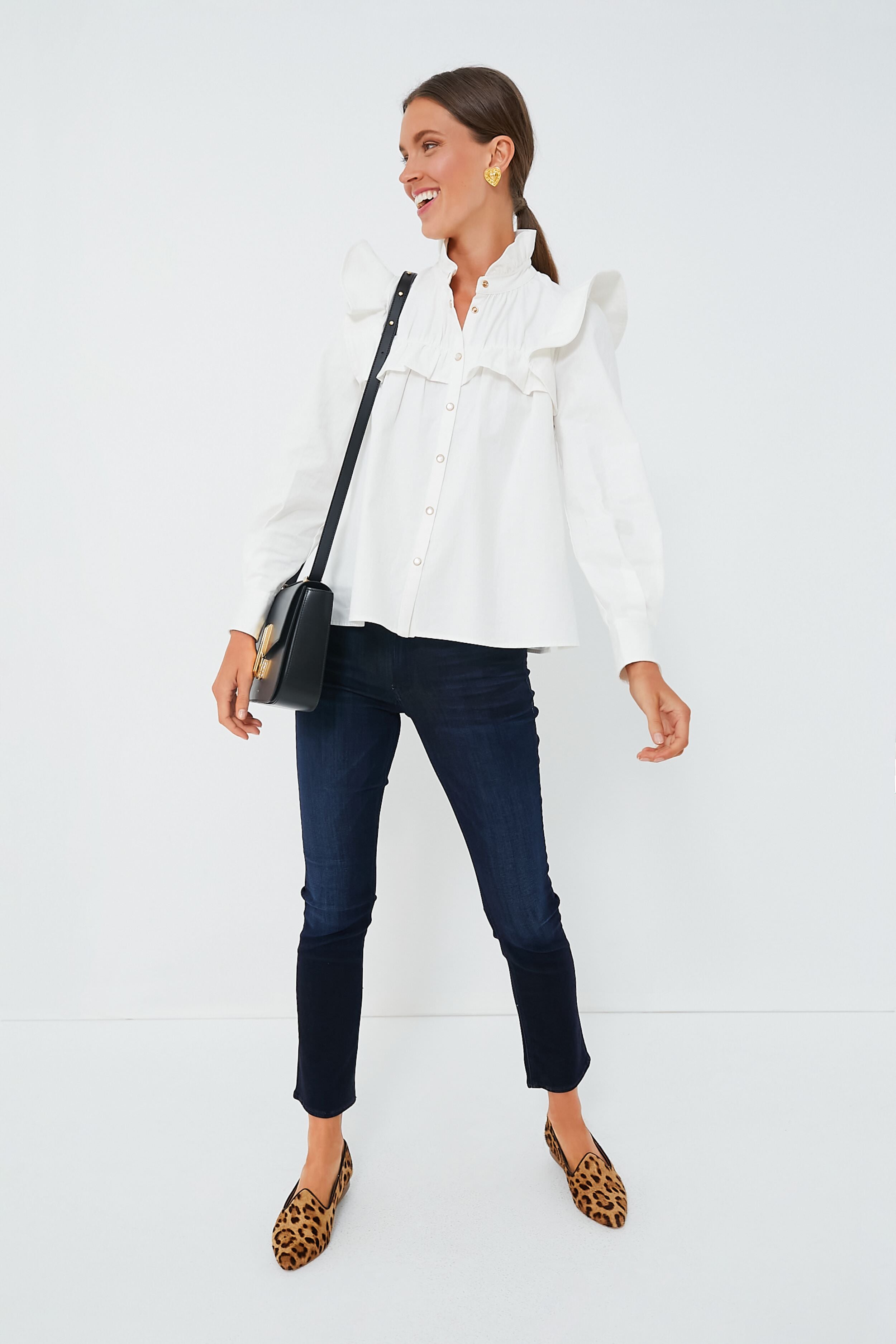 White Winnie Blouse-Beilave