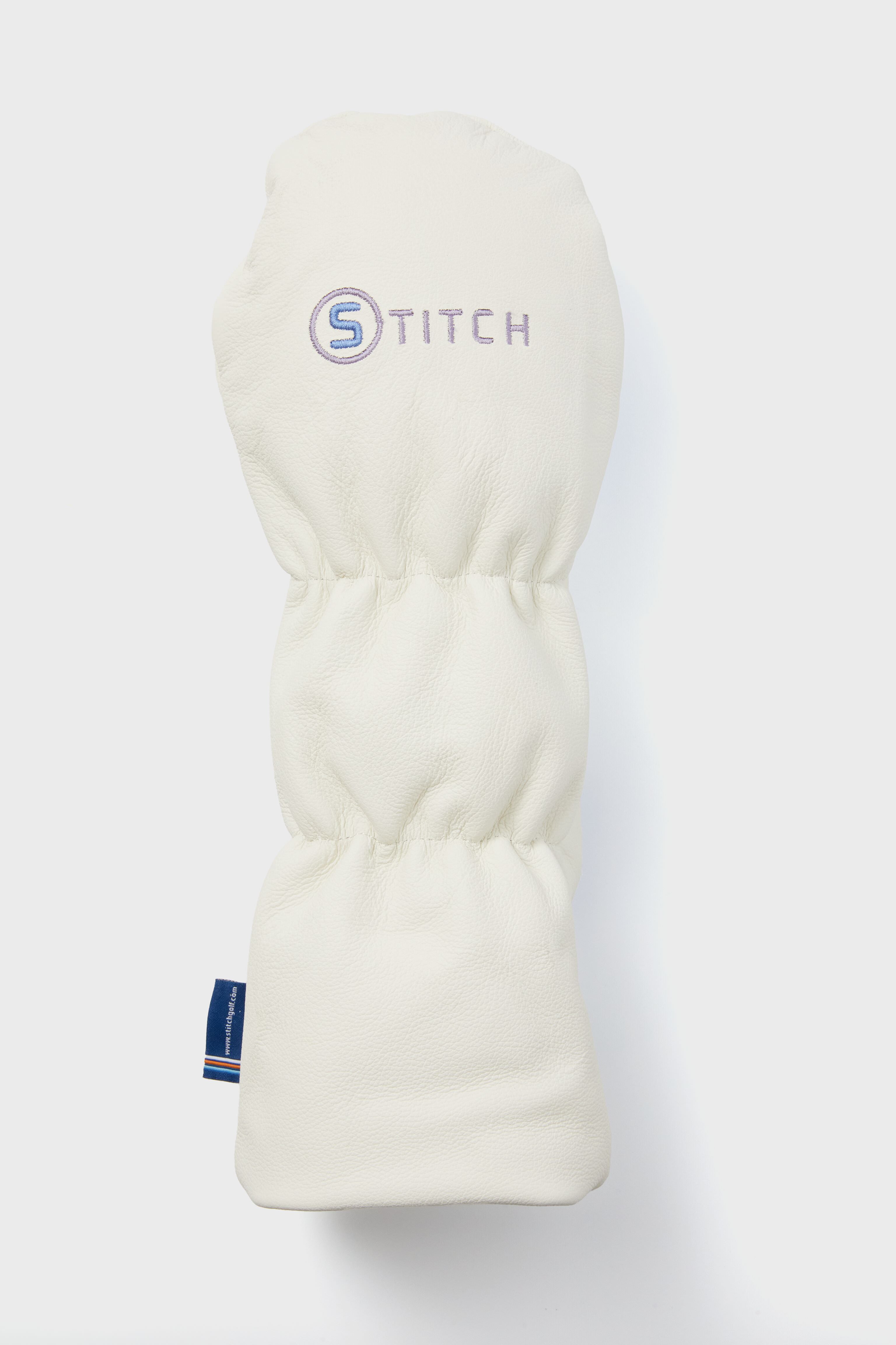 White Wildflower Leather Head Cover-Beilave