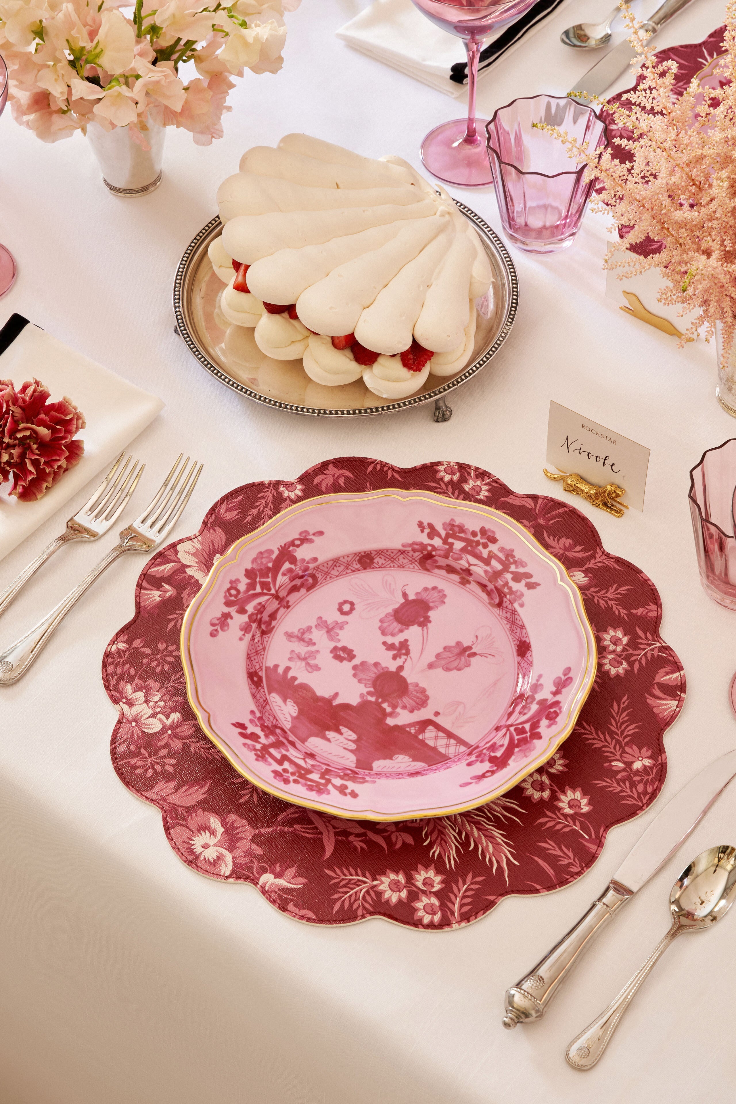 Oriente Italiano Porpora Dinner Plate-Beilave