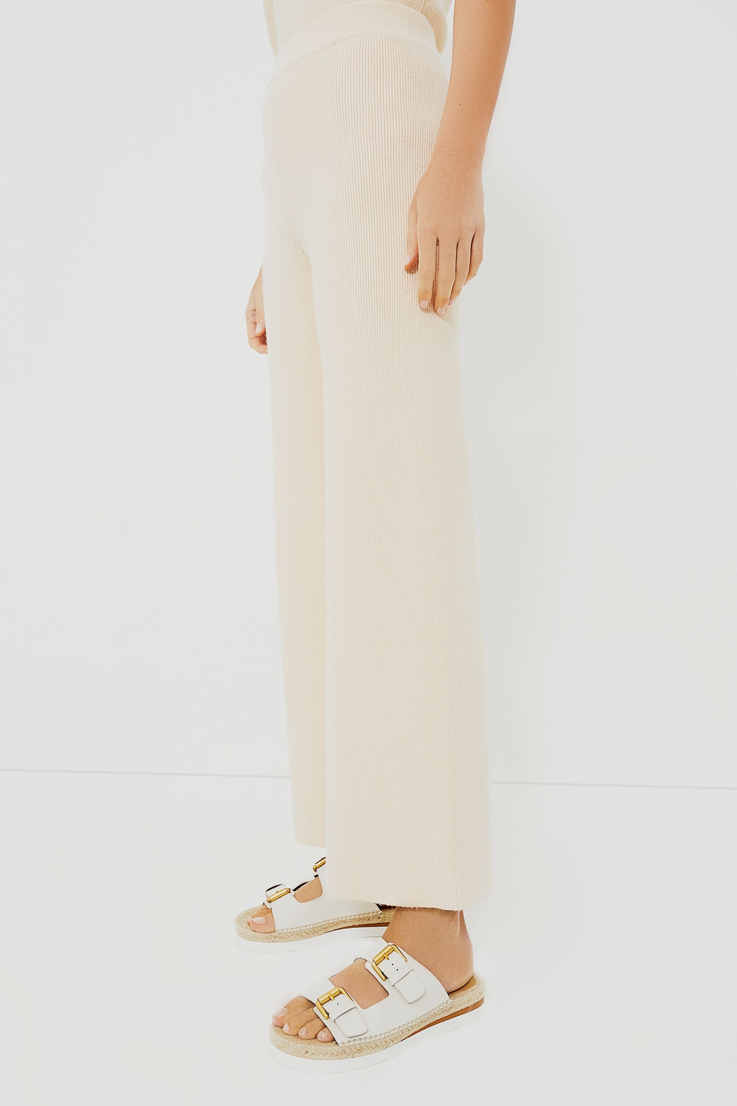 Wide Leg Sundays Knit Pants-Beilave