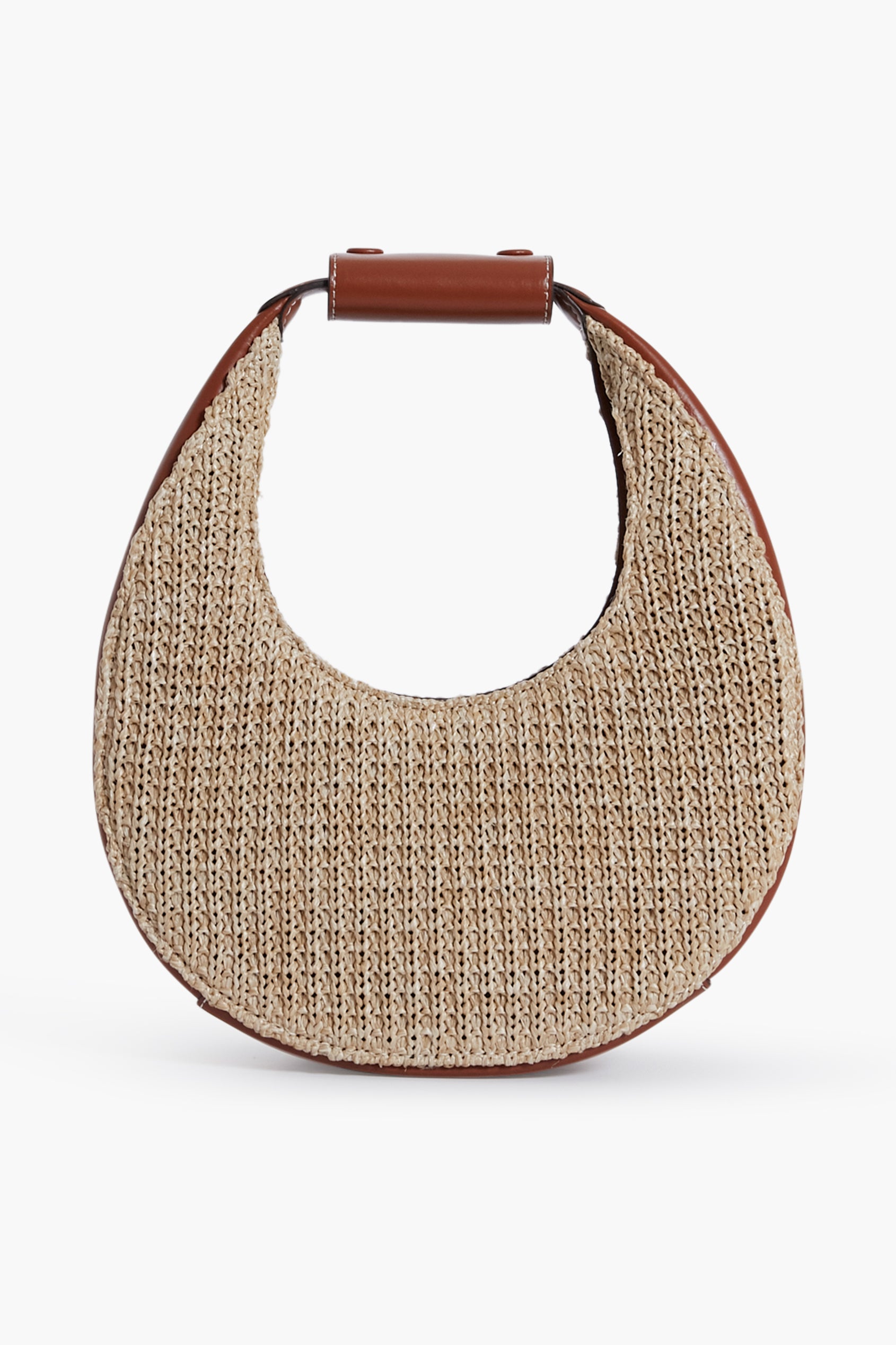 Raffia Mini Moon Bag-Beilave