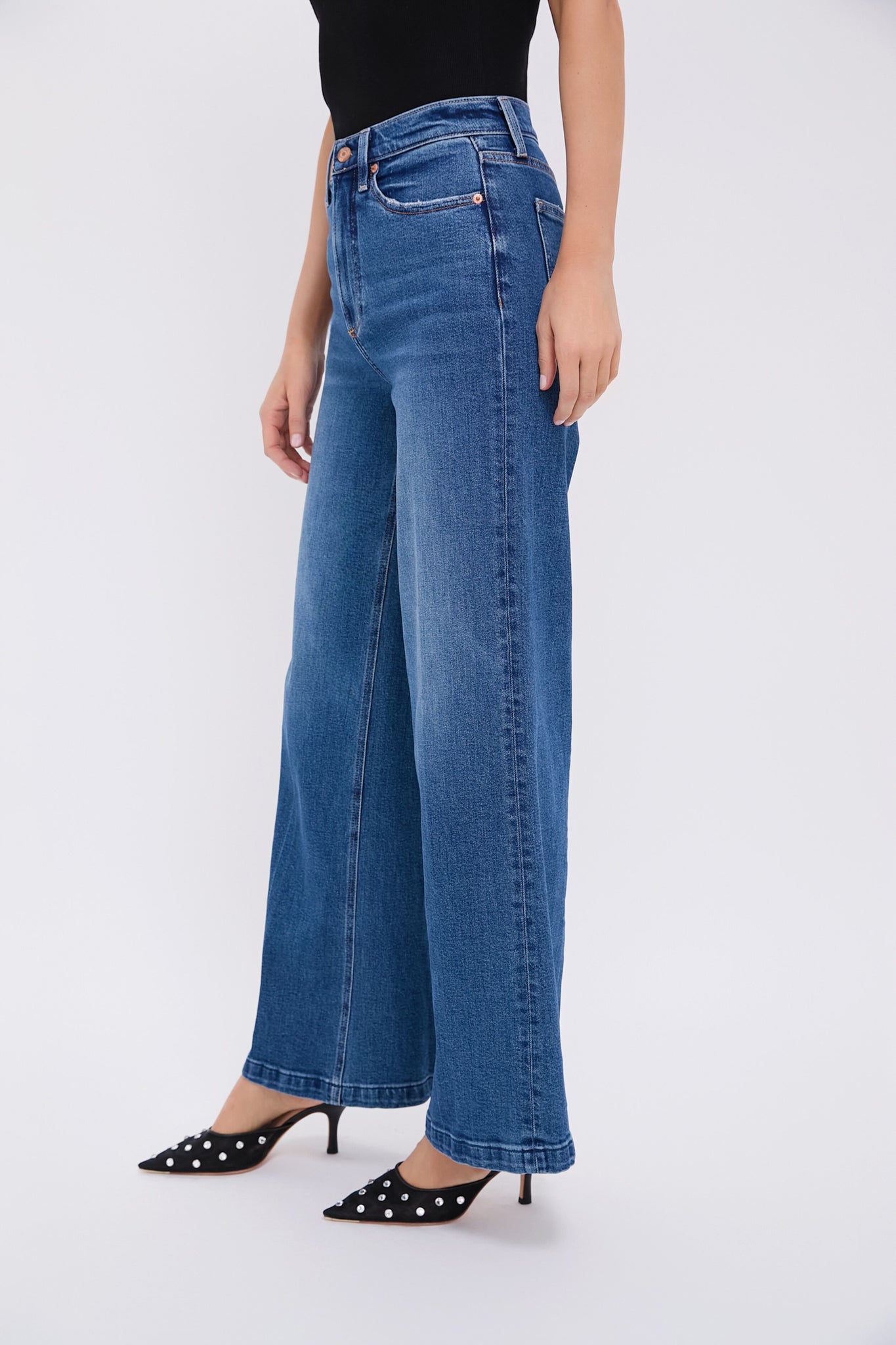 Cider Lana High Rise Wide Leg-Beilave