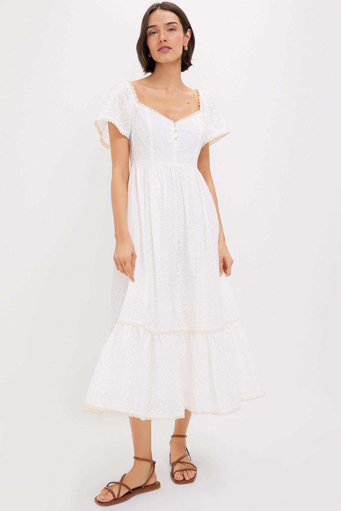 Dainty Eyelet Holley Dress-Beilave