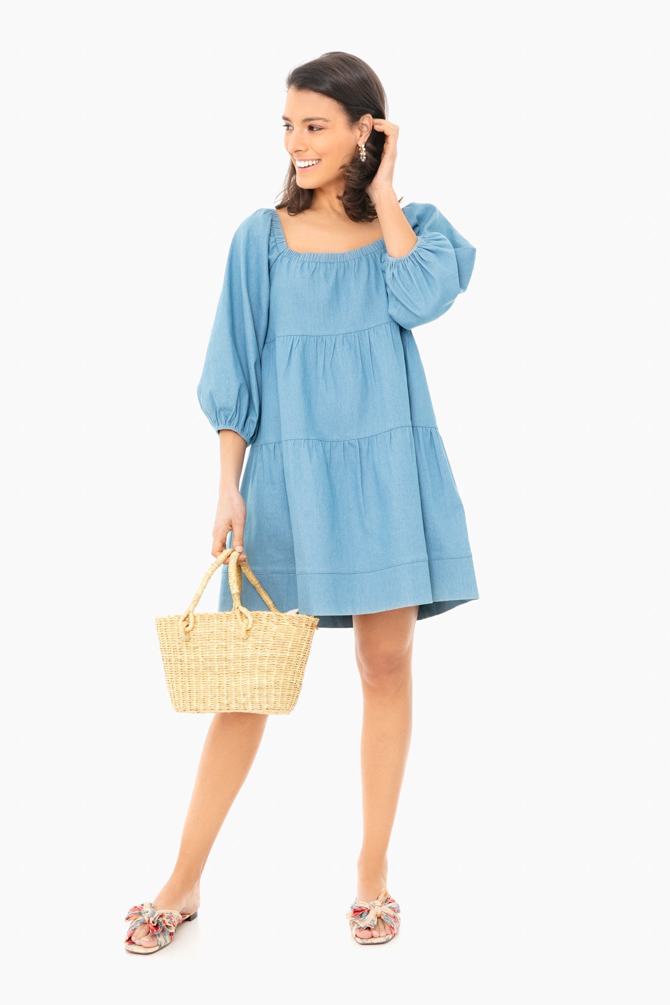 Butter Daphne Knot Flat Sandals-Beilave