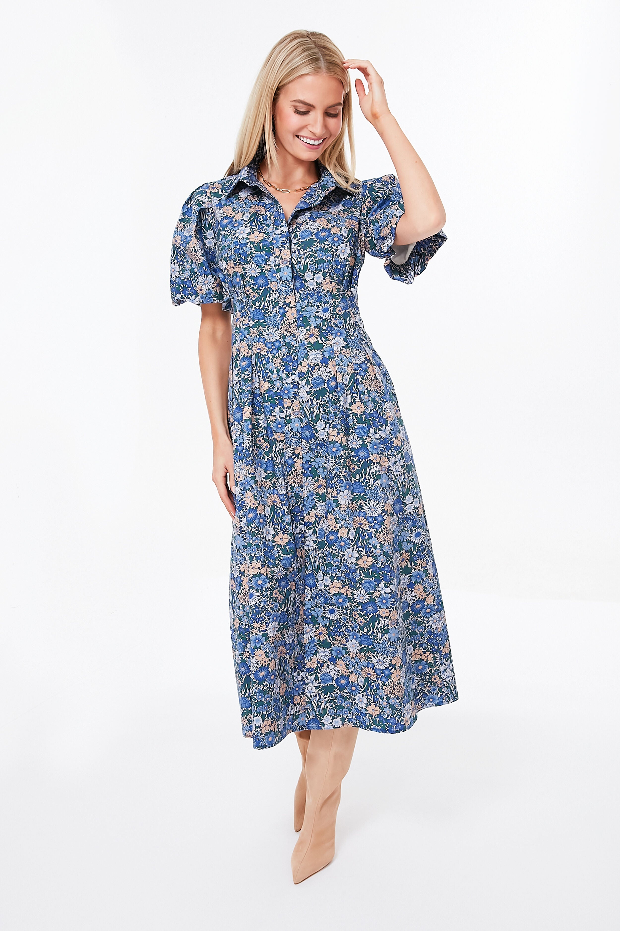 Wild Hyacinth Delaney Dress-Beilave
