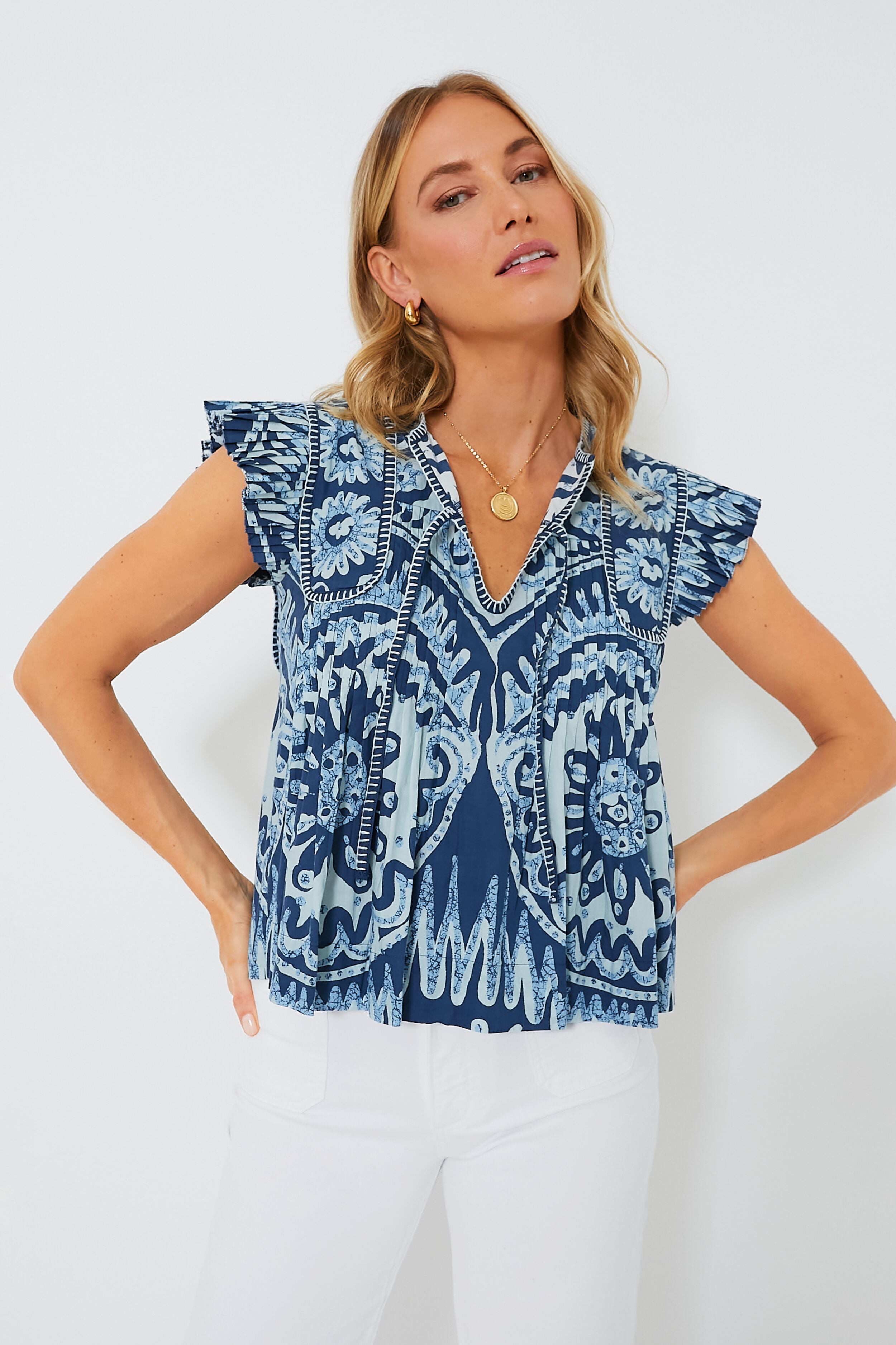 Exclusive Charlough Flutter Sleeve Tank-Beilave