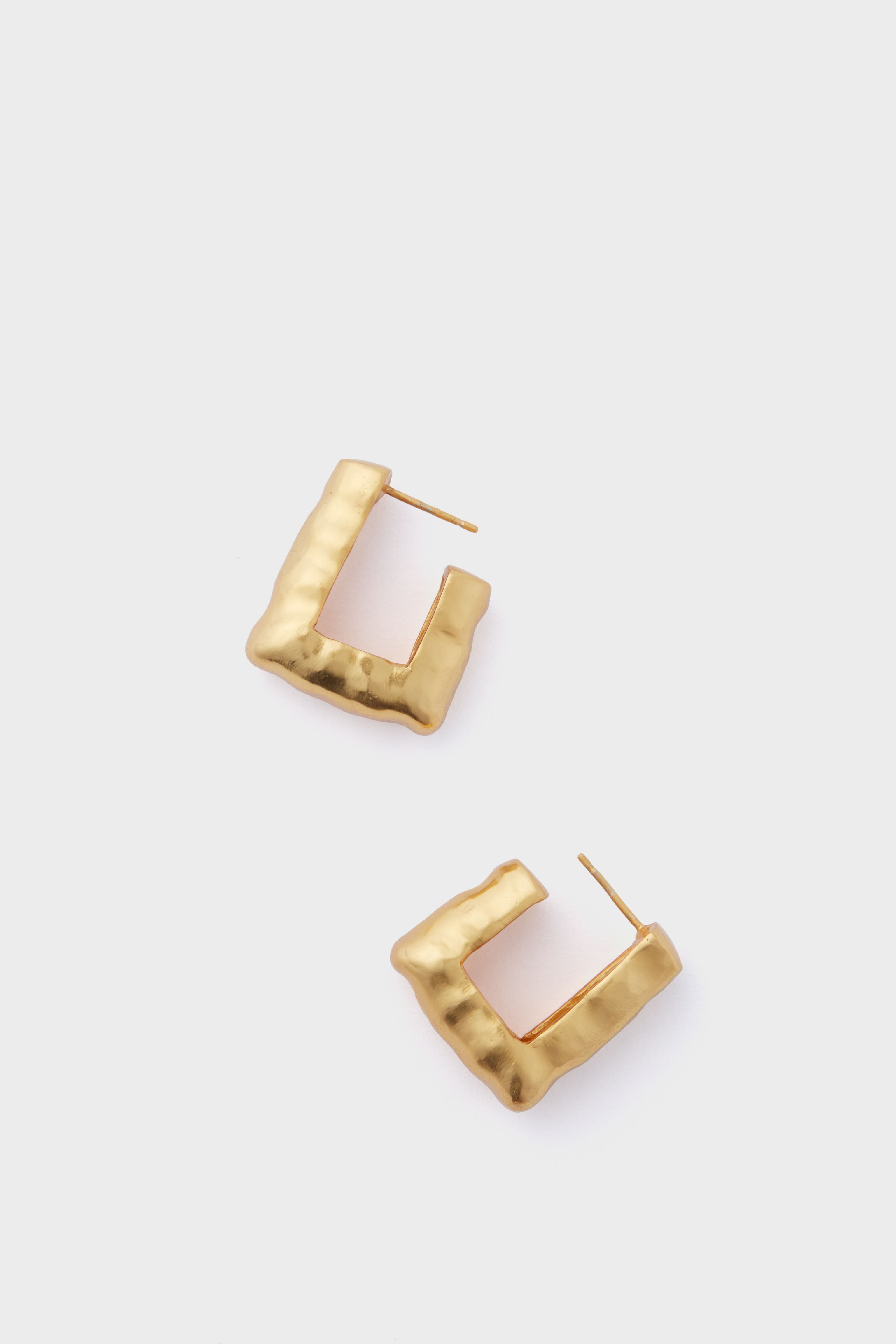 Gold Dim Hoops-Beilave