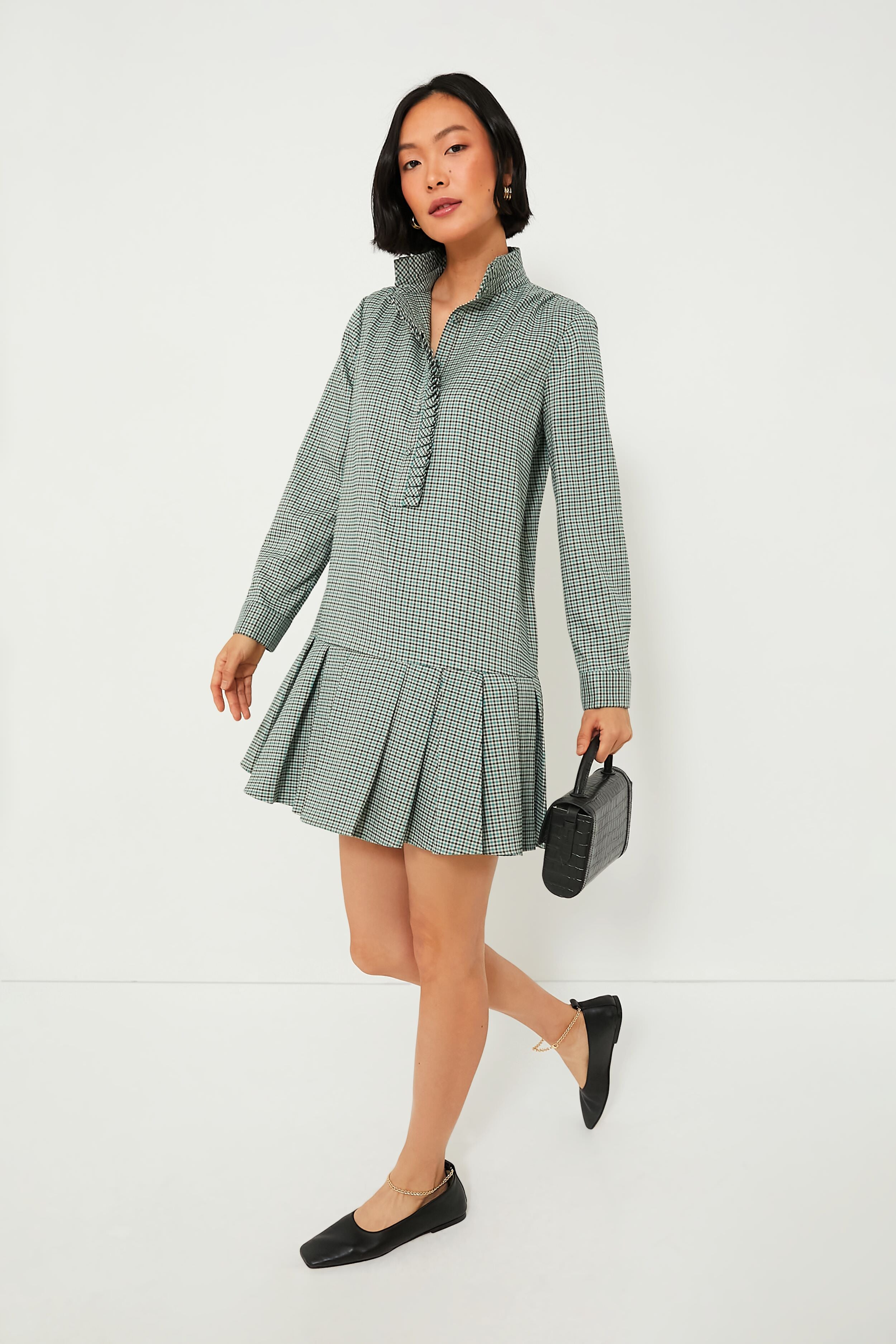 Palladian Check Tate Dress-Beilave