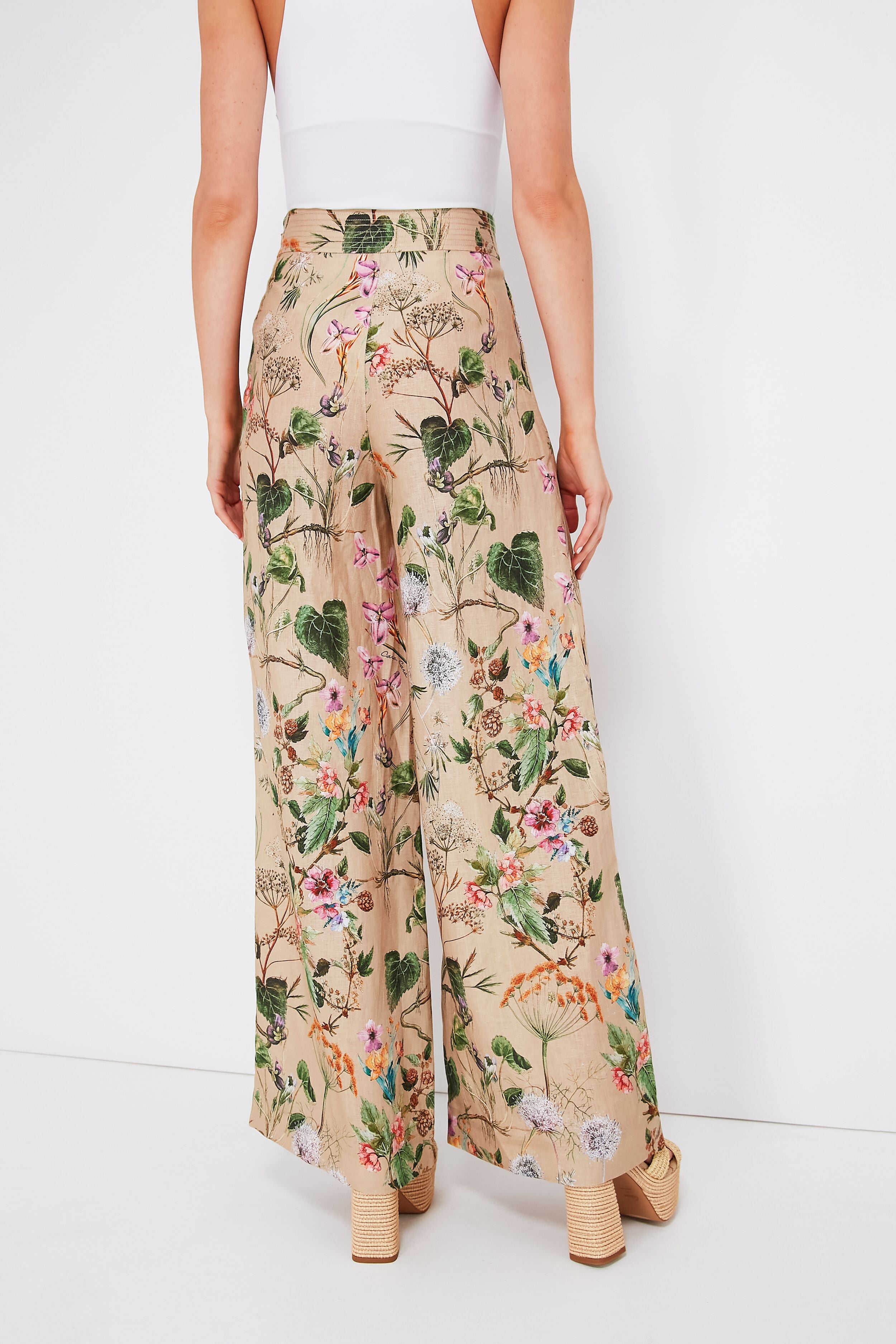 Whimsical Khaki Josephine Pant-Beilave