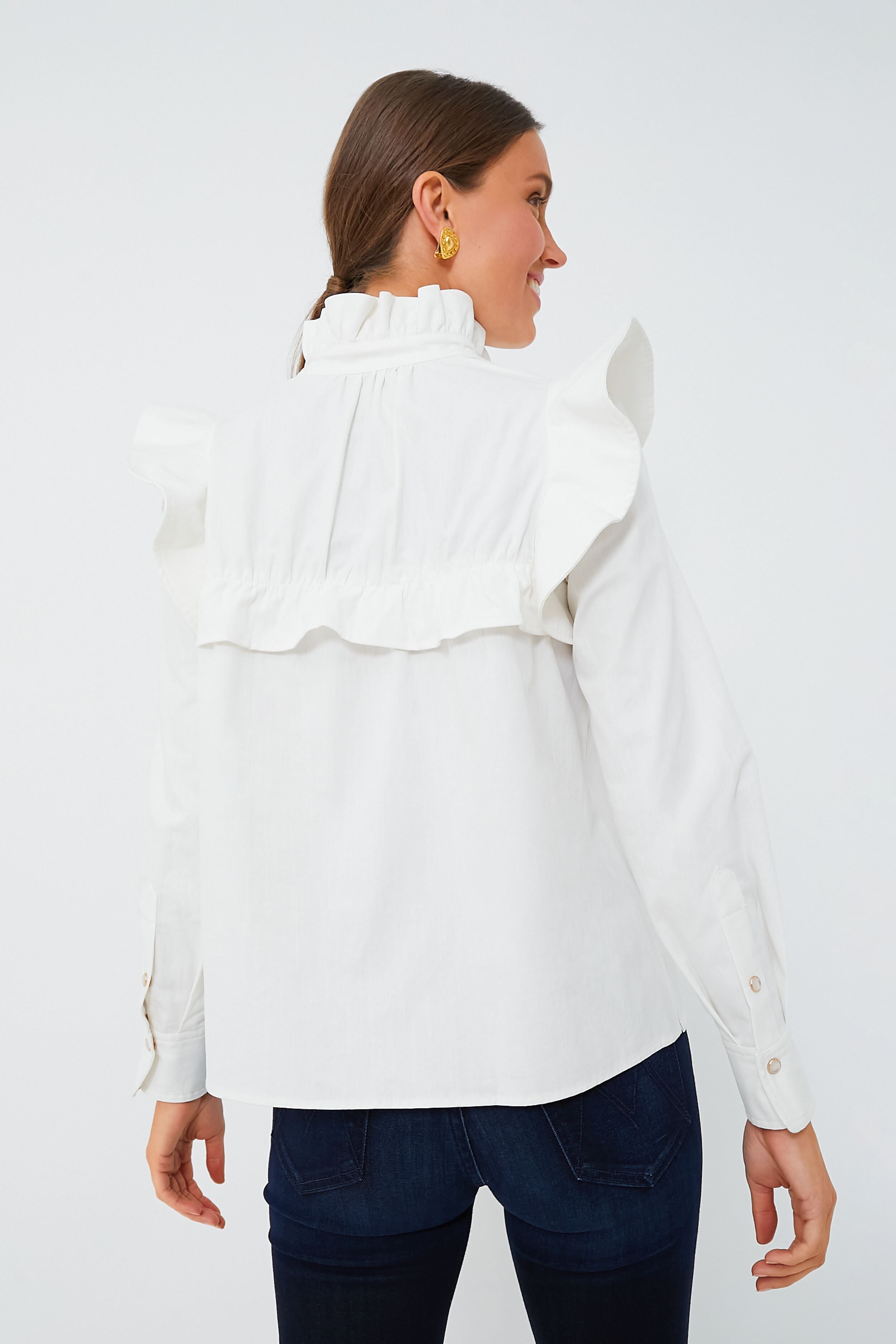 White Winnie Blouse-Beilave