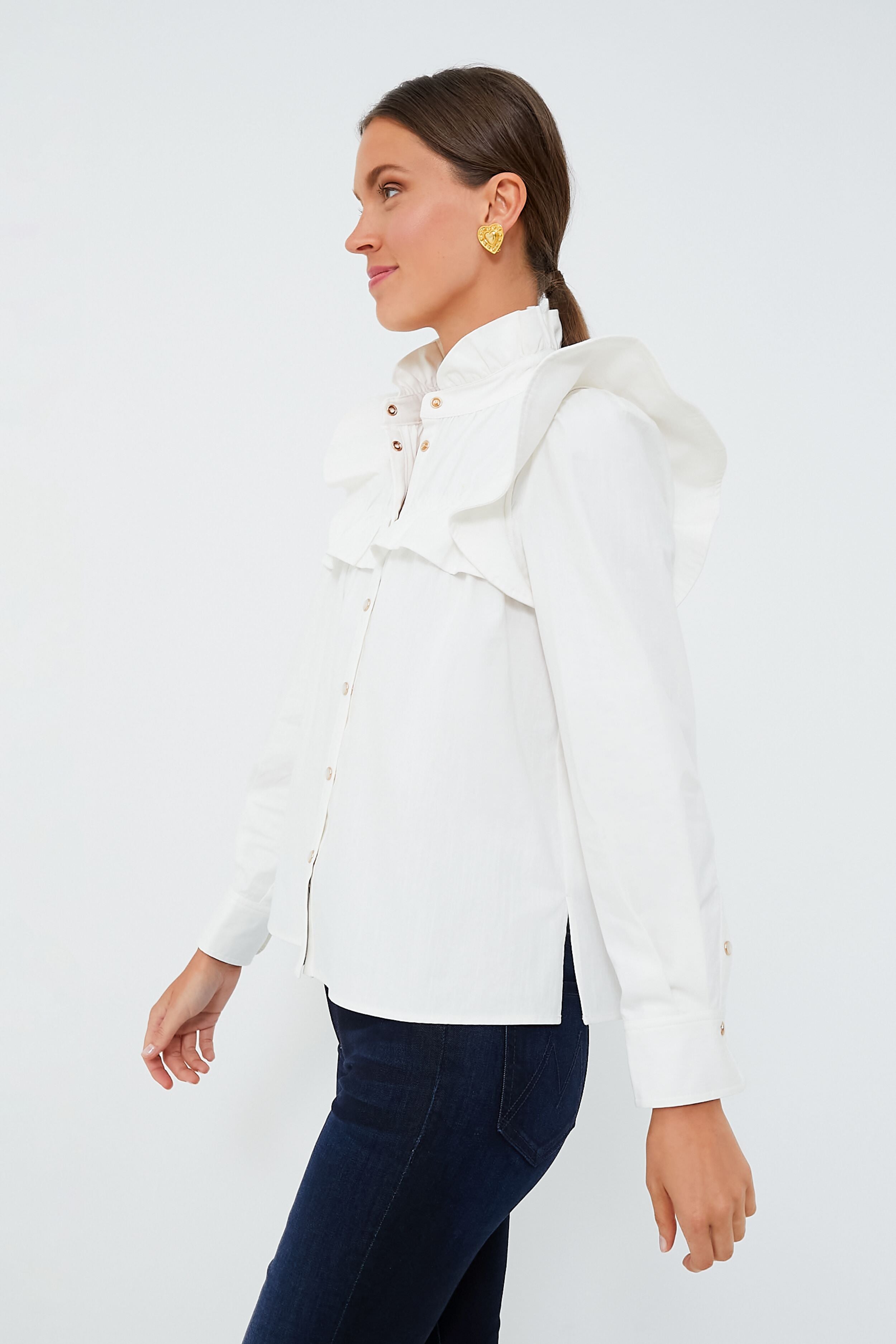 White Winnie Blouse-Beilave