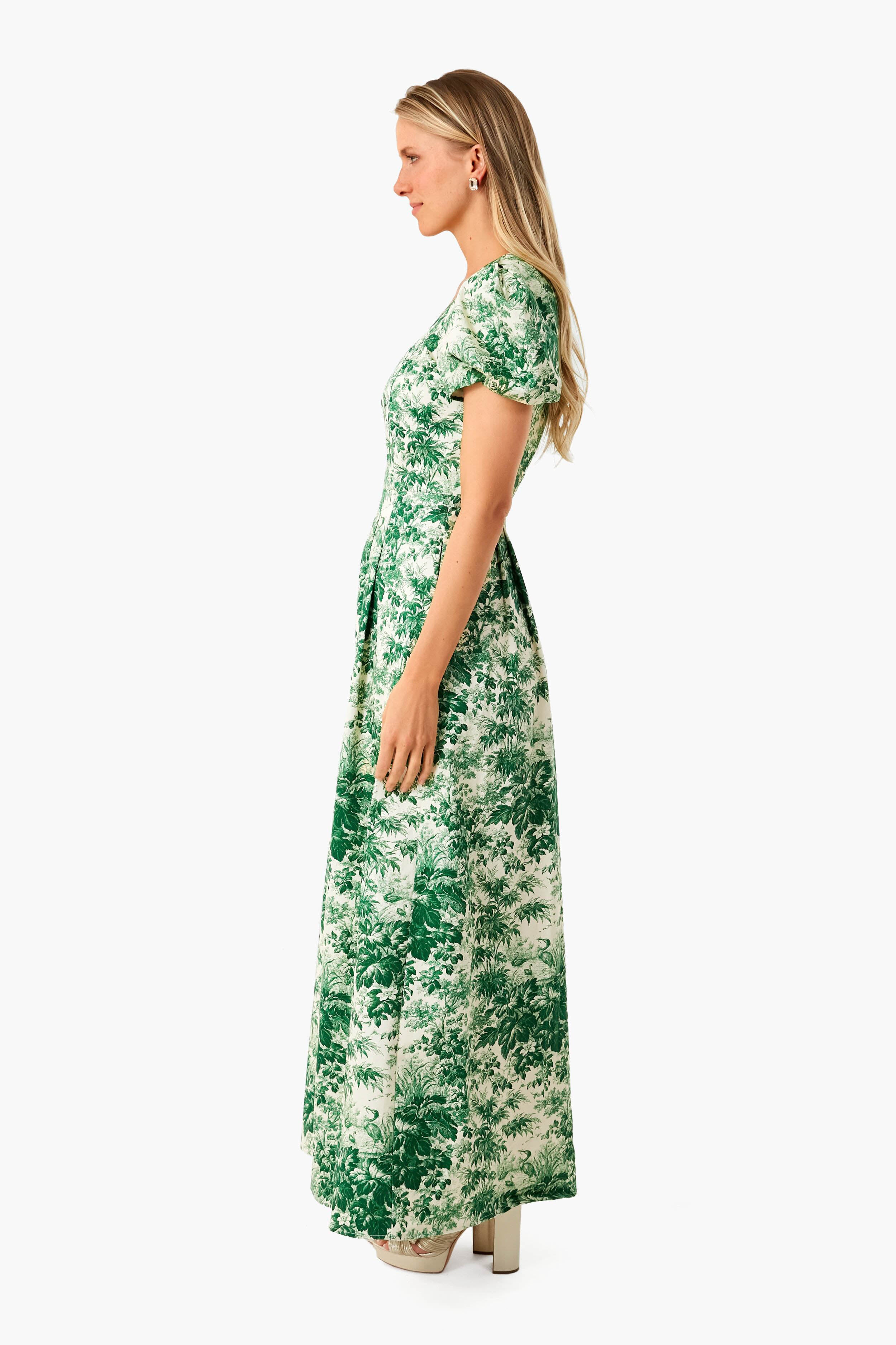 Cypress Toile Amelia Gown-Beilave