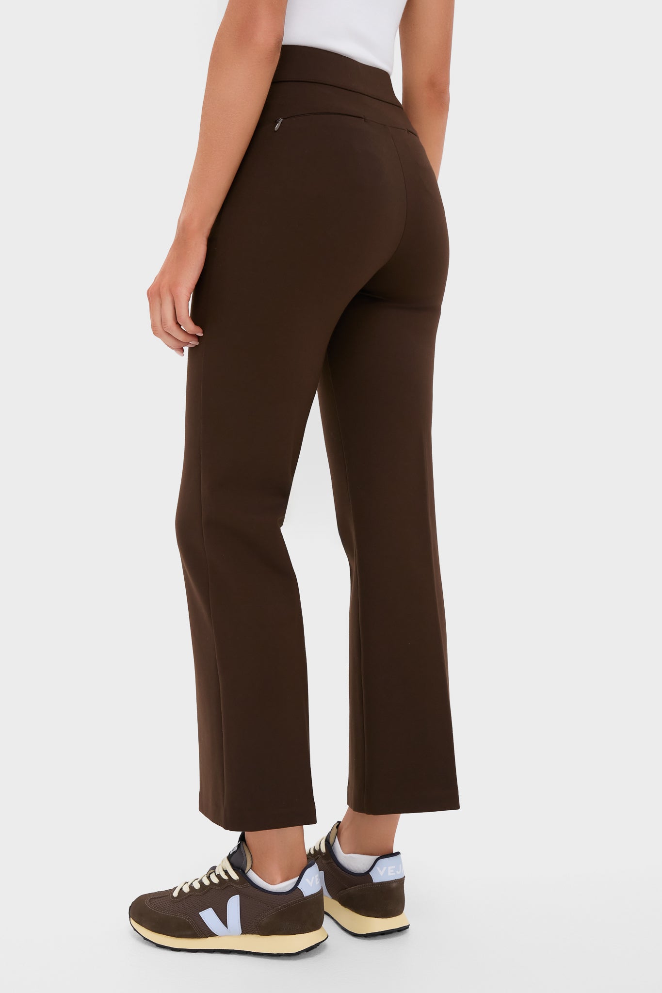 Chocolate Brown 28 Inch Compression September Pant-Beilave