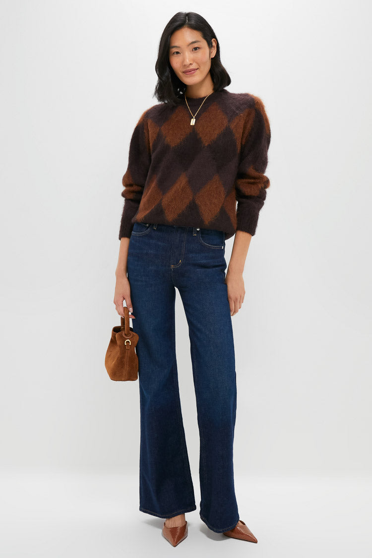 Deep Plum Bronco and Dark Umber Ezra Sweater-Beilave