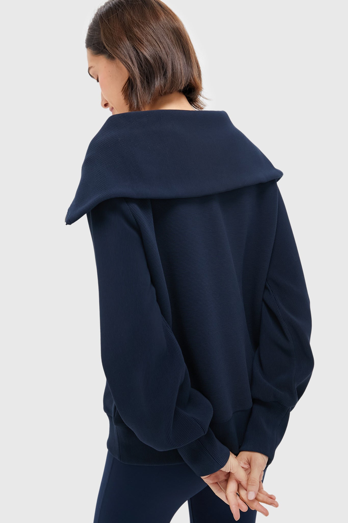 Dark Sapphire Vine Half Zip-Beilave