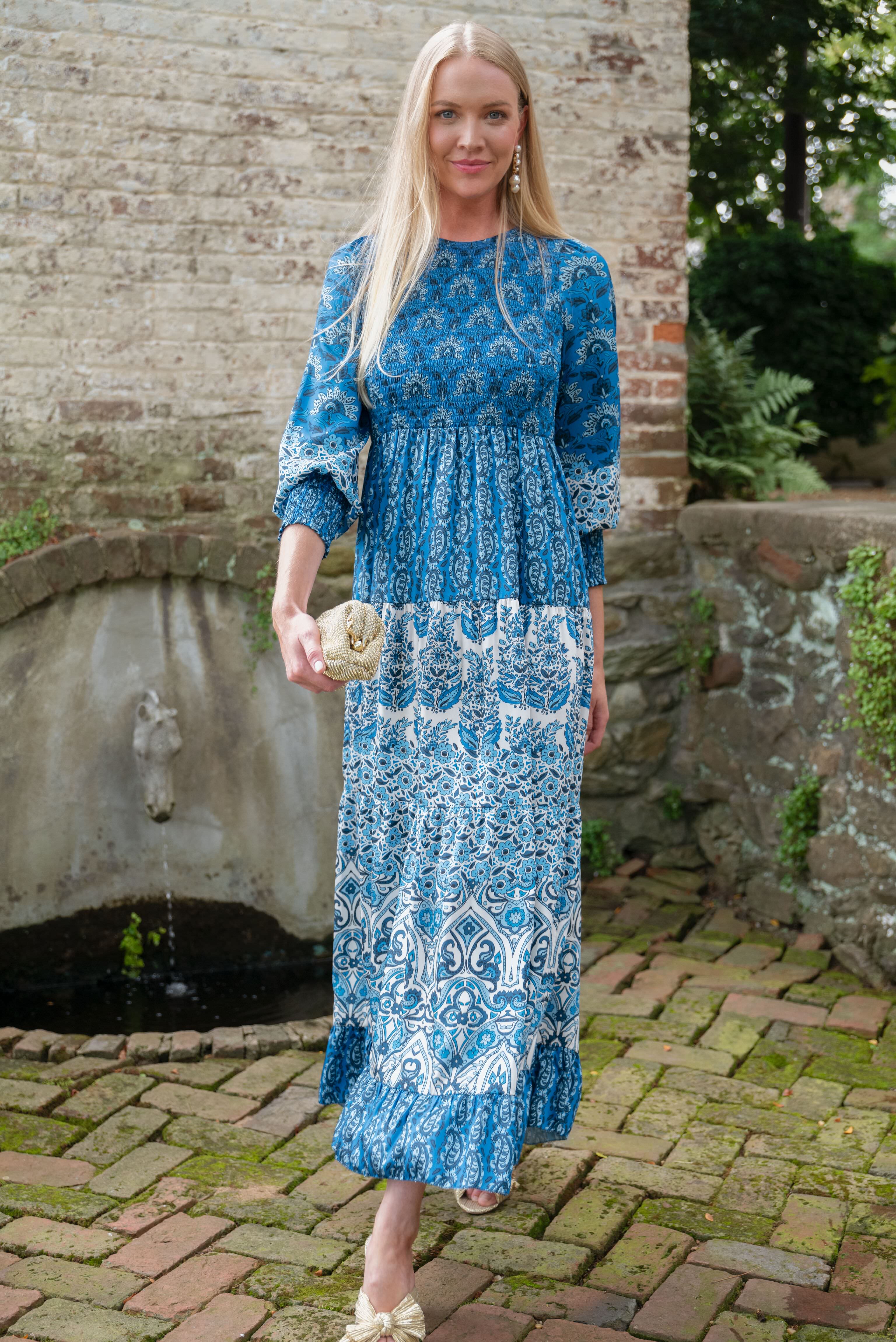 Dewberry Blues Libby Dress-Beilave