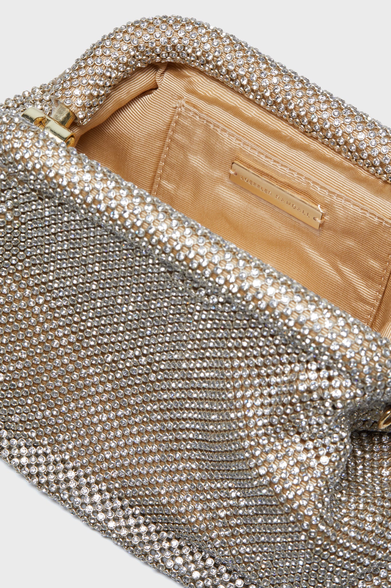Gold Diamante Doreen Clutch-Beilave