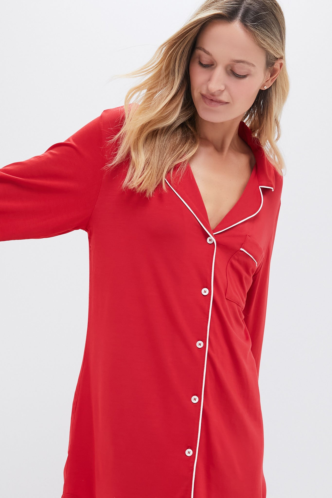 Haute Red Gisele Sleepshirt-Beilave