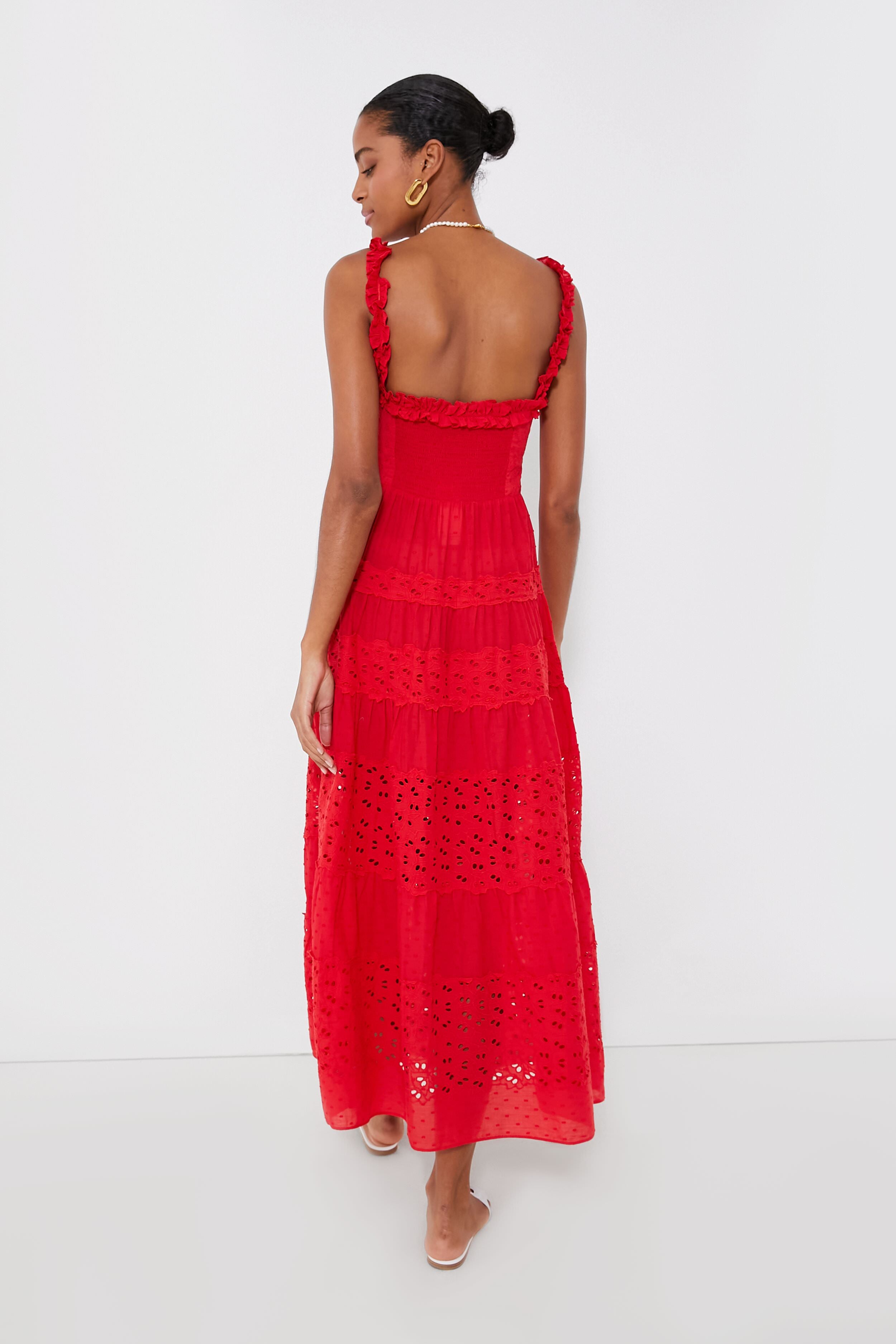 Red Evander Dress-Beilave