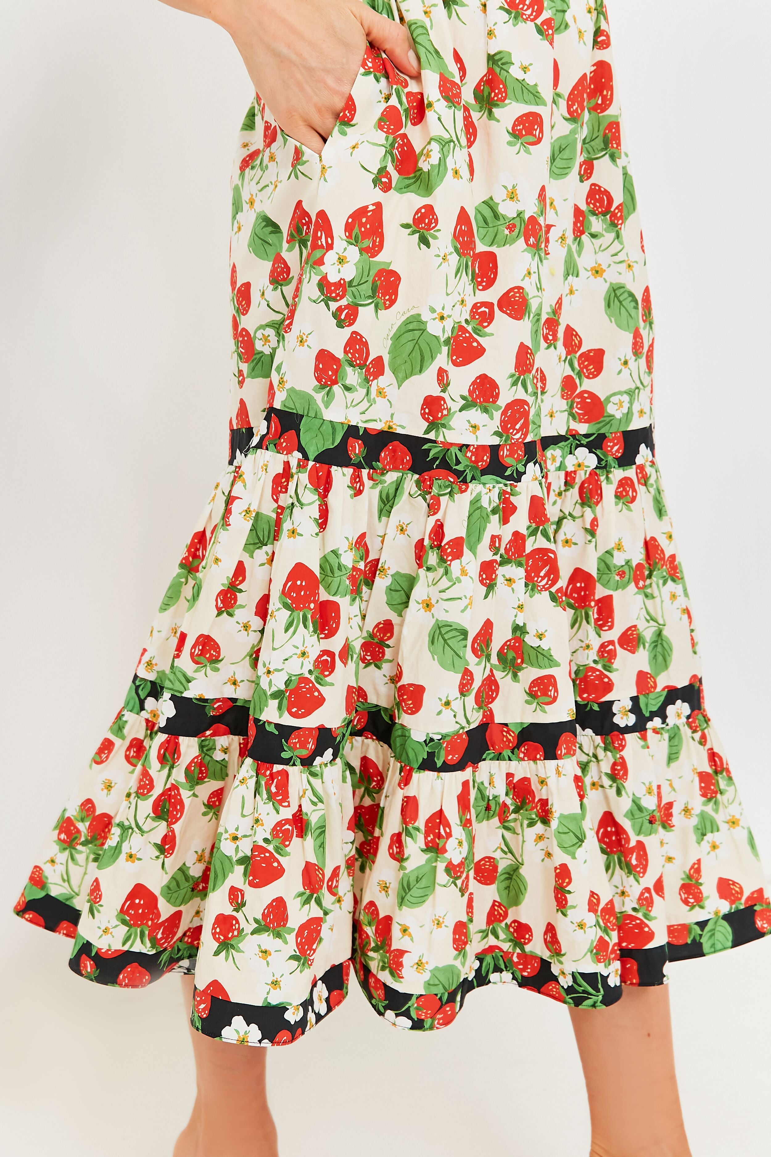 Wild Strawberry Combo Chase Skirt-Beilave