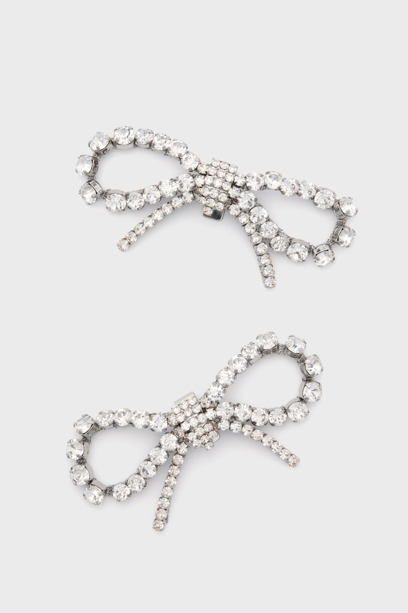 Crystal Bow Shoe Clips Set-Beilave