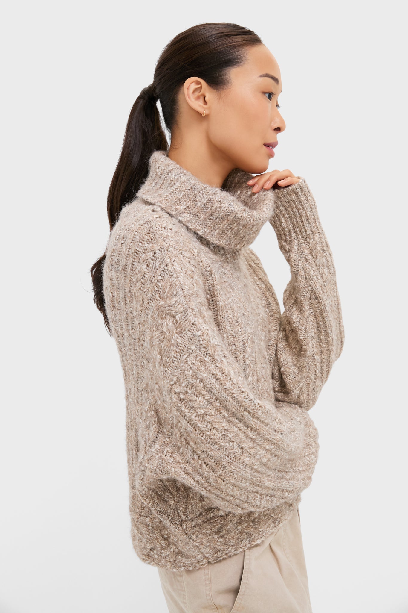 Taupe Brenda Sweater-Beilave