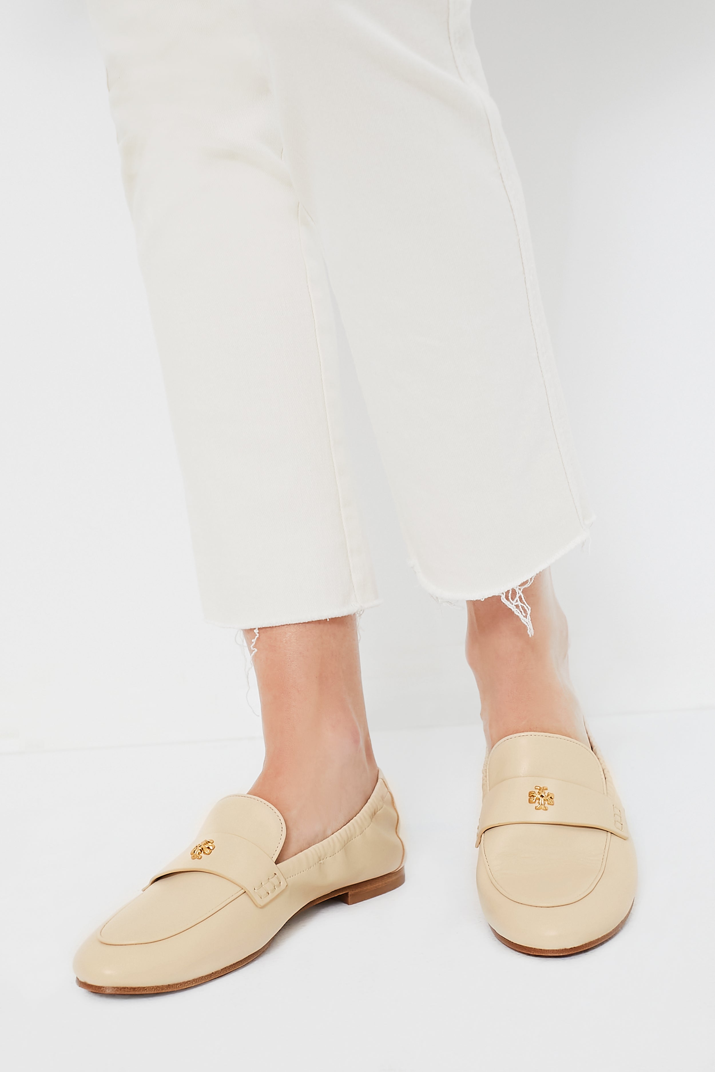 New Cream Ballet Loafer-Beilave