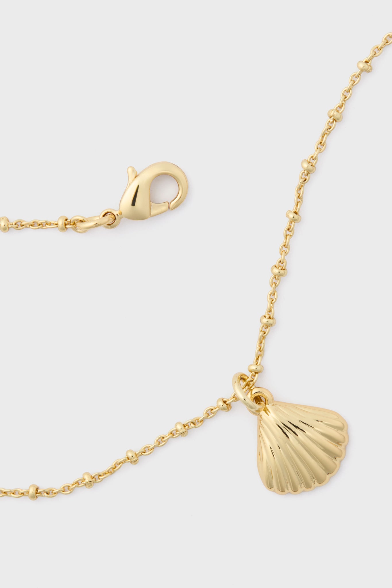 Gold Shell Bridget Necklace-Beilave
