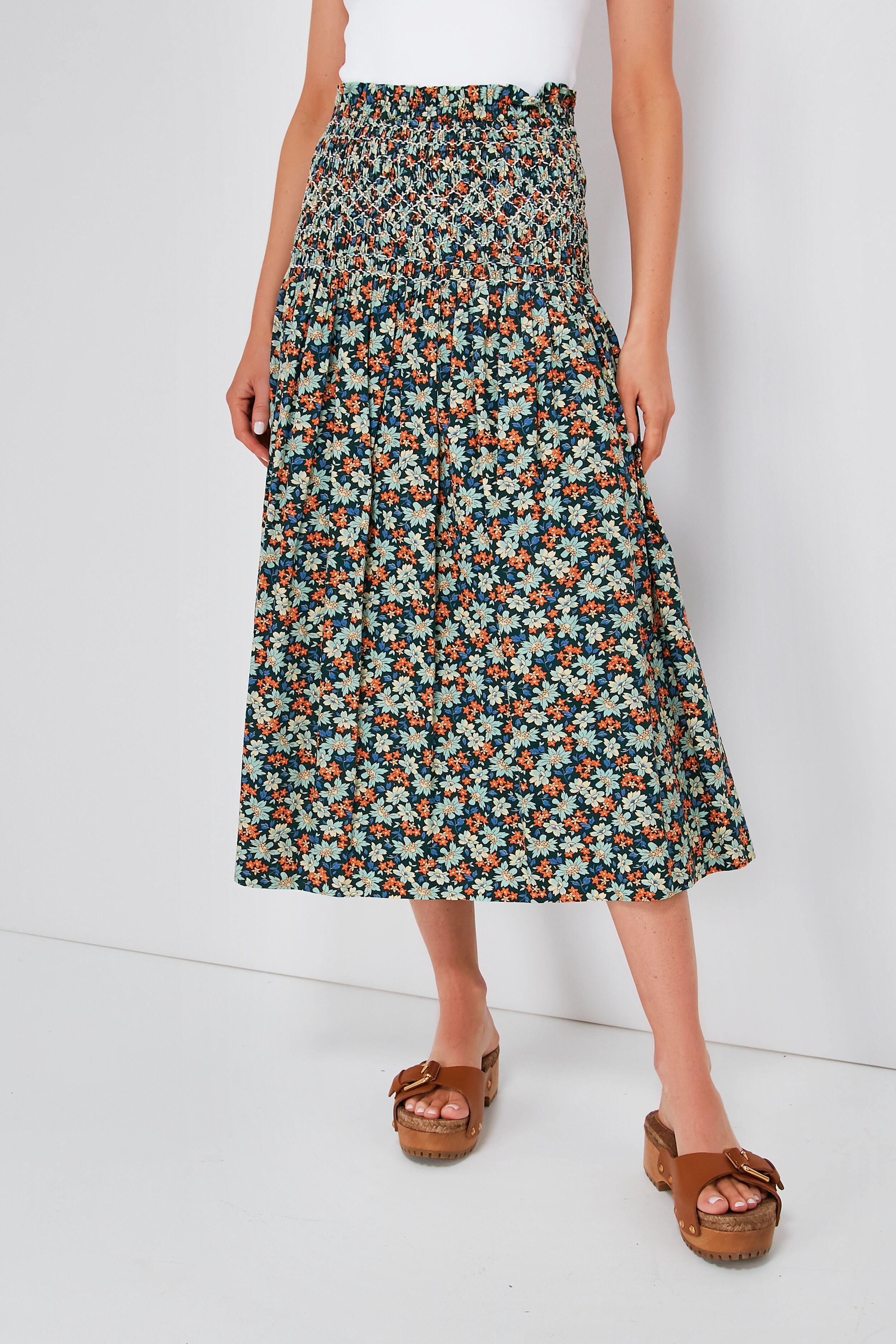 Forrest Floral Peggy Skirt-Beilave