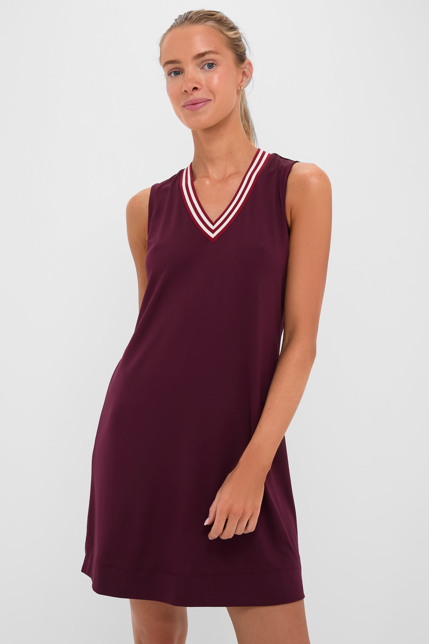 Winetasting Performance Jersey Suzanne Tennis Dress-Beilave