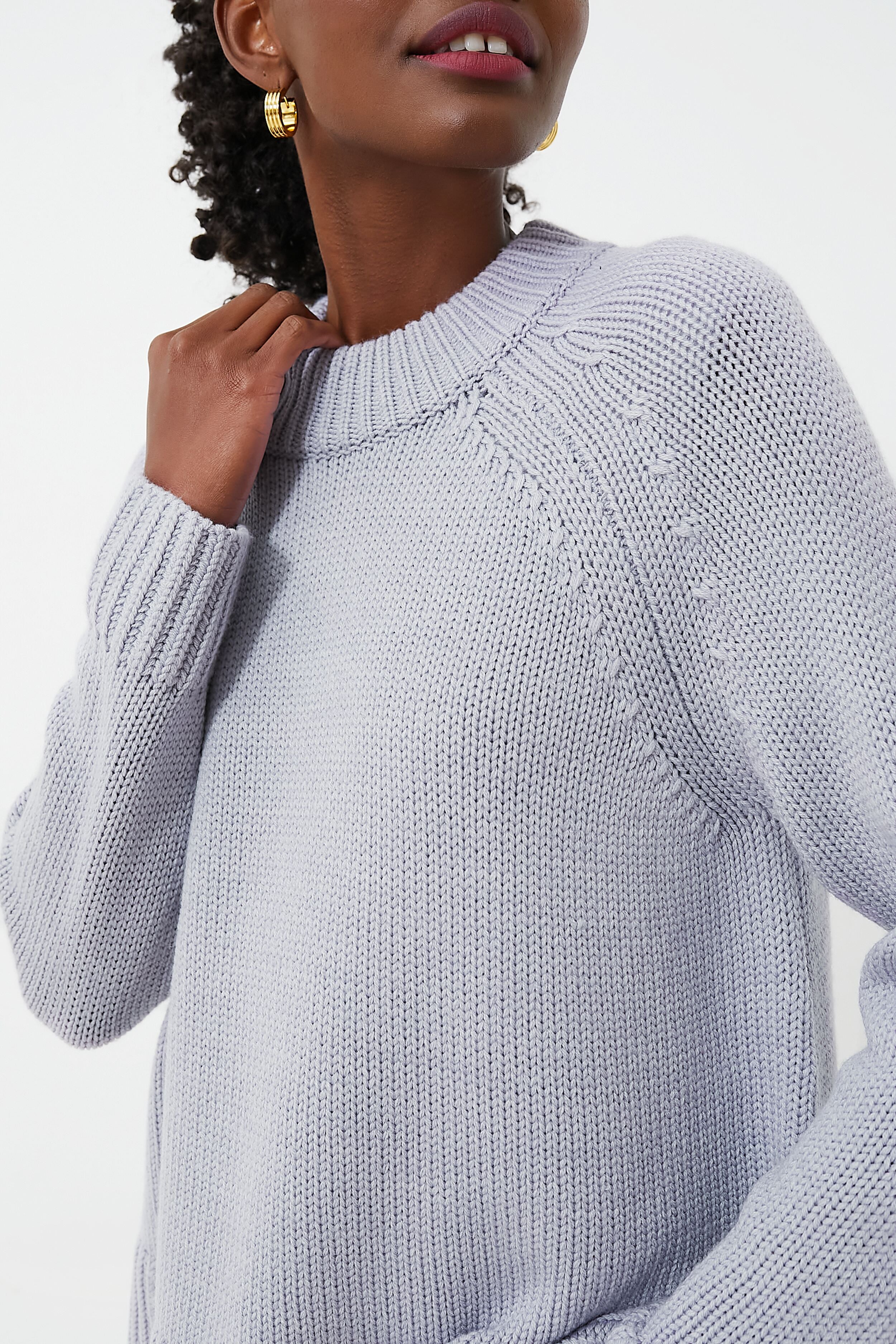 Gray Claude Crewneck Sweater-Beilave