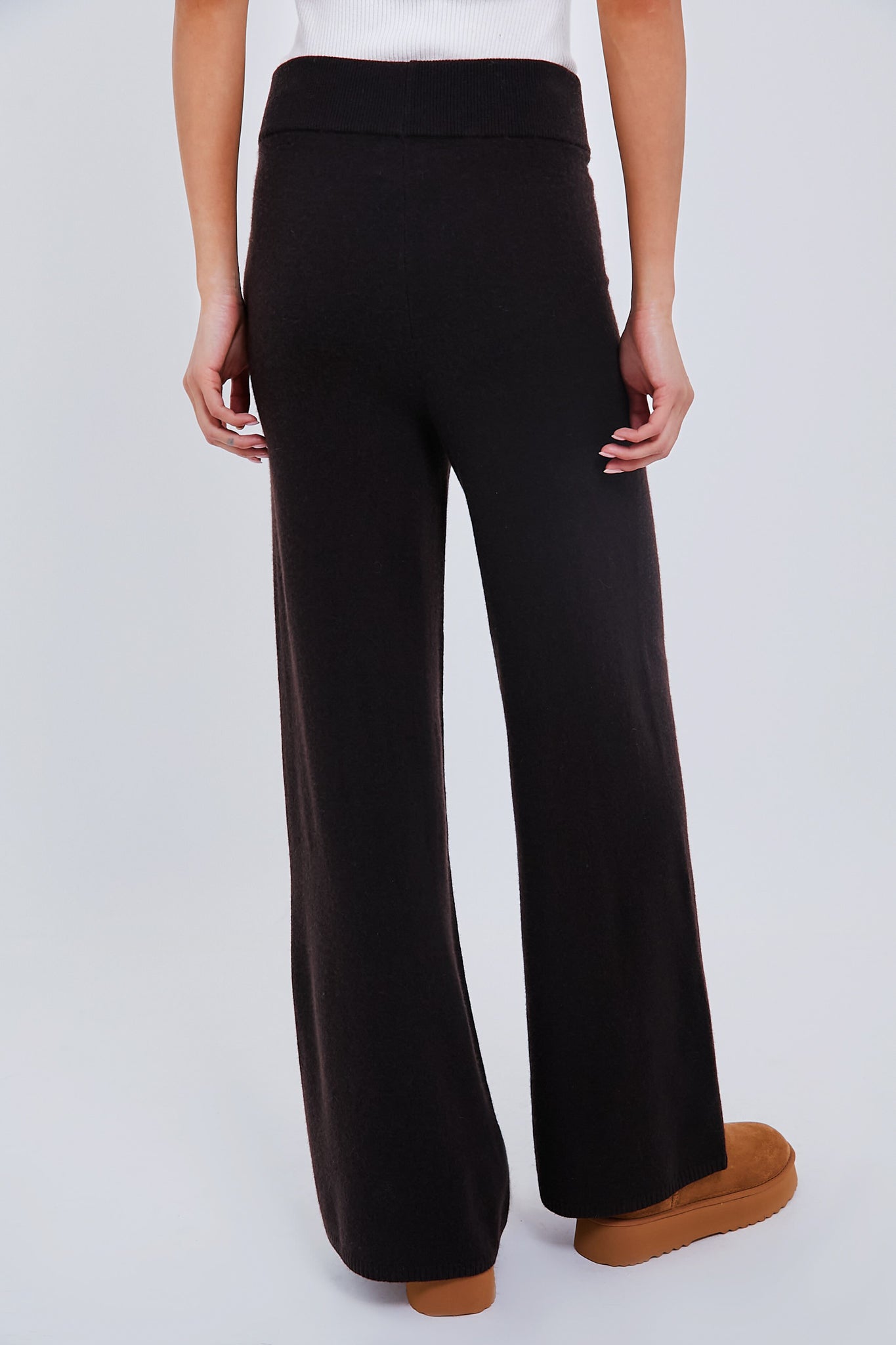 Chocolate Zoe Wide Leg Pants-Beilave