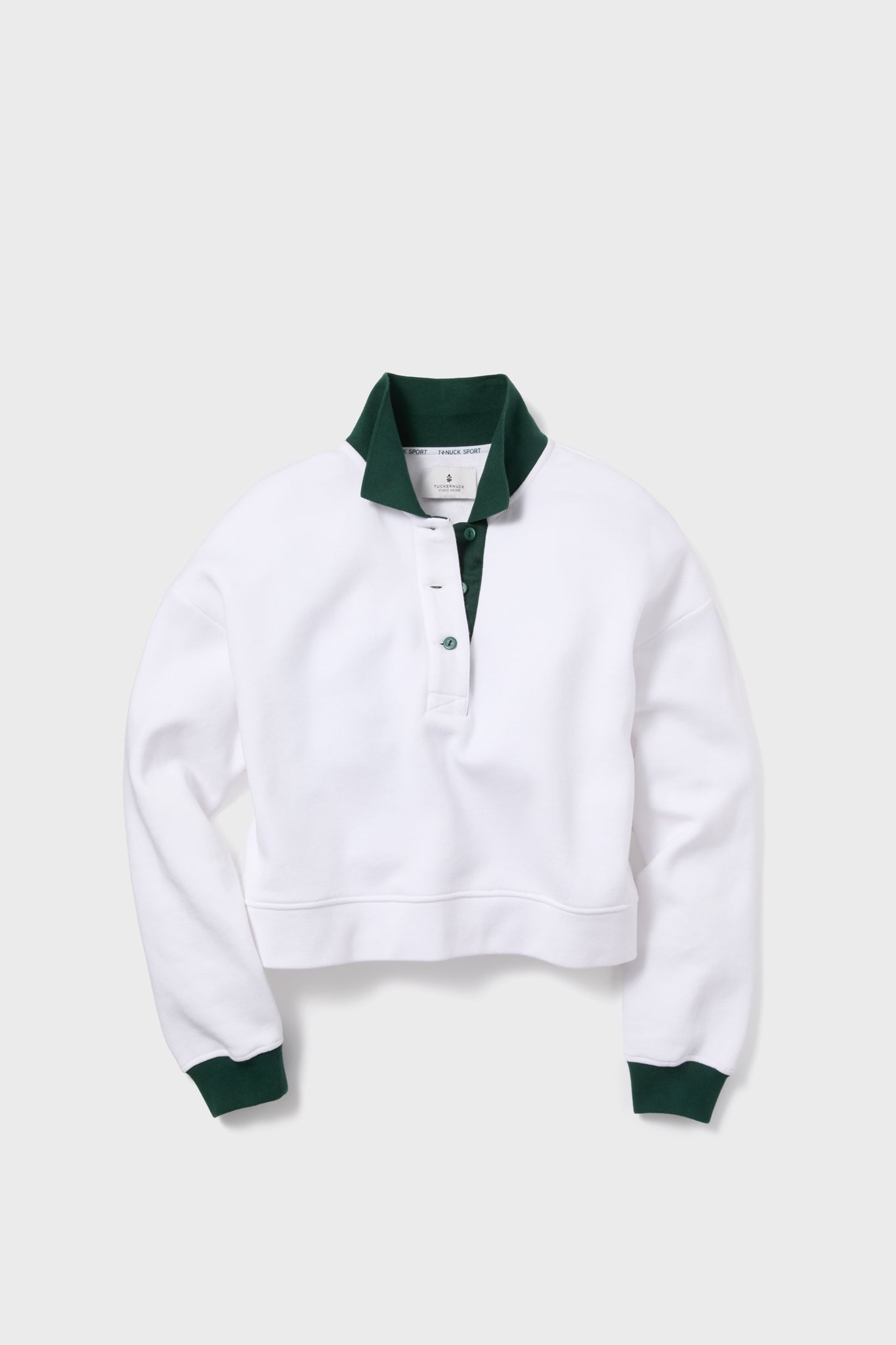 White Miles Collared Pullover-Beilave