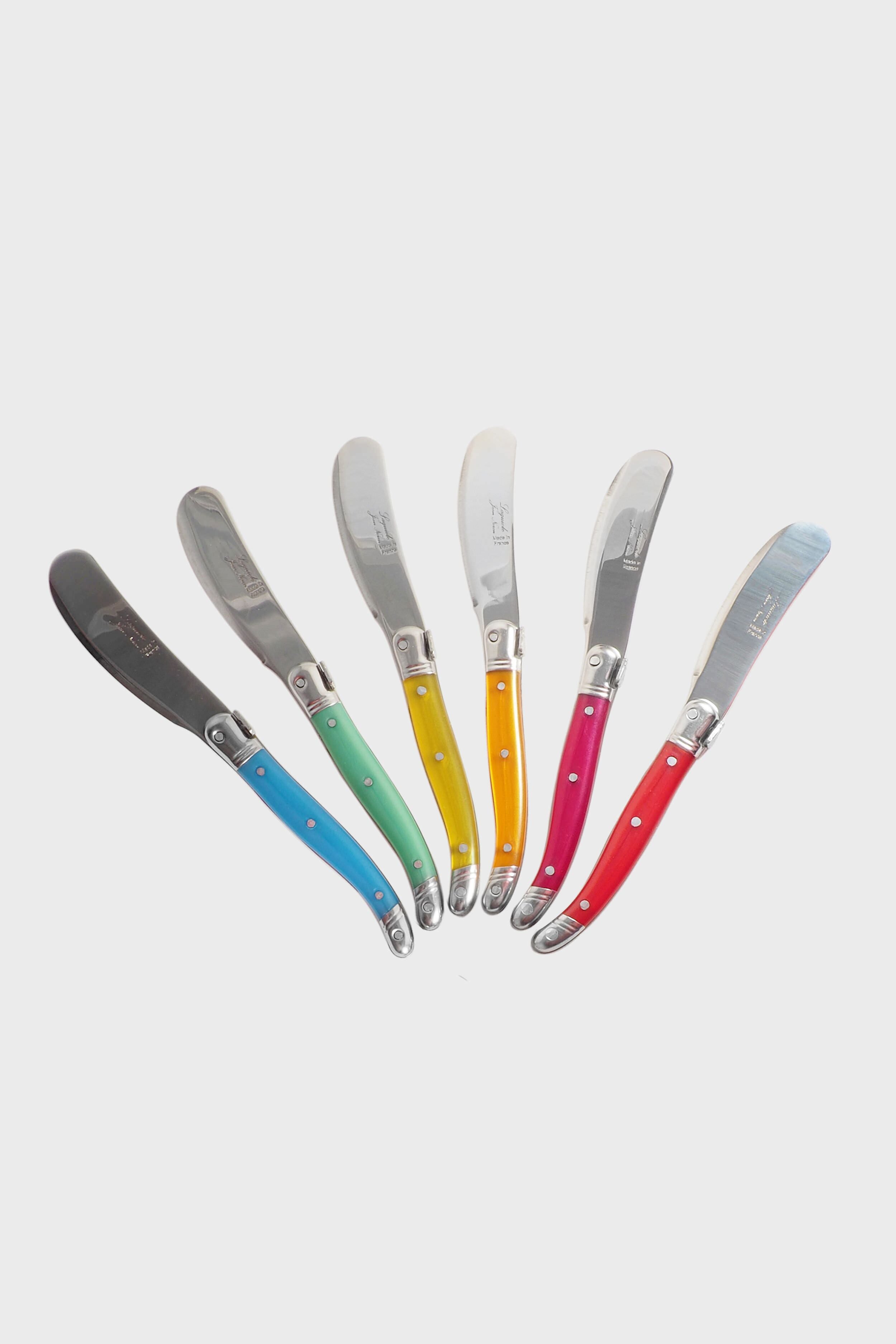Rainbow Mini Cheese Spreaders (Set of 6)-Beilave