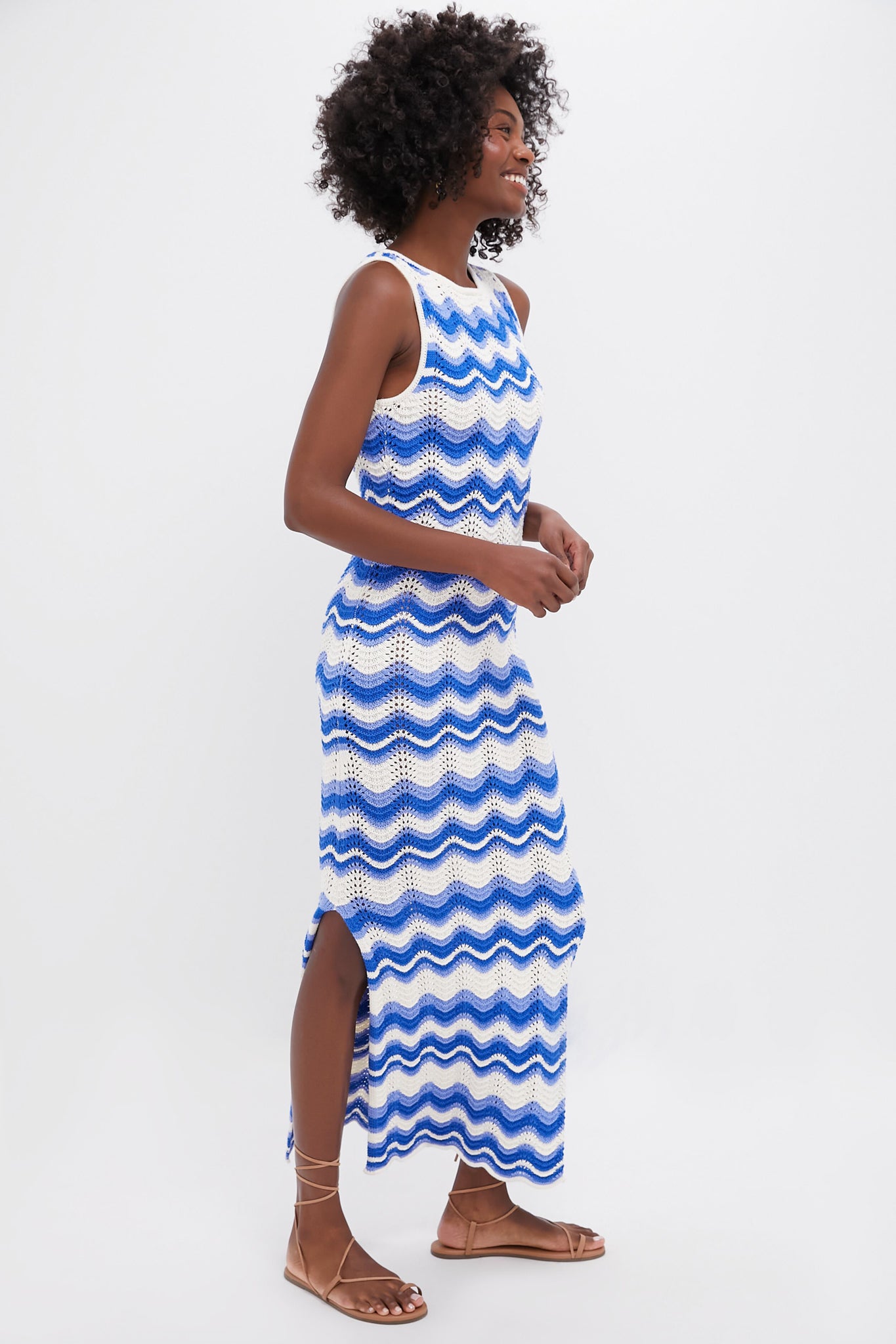 Blue Wave Leighton Maxi Dress-Beilave