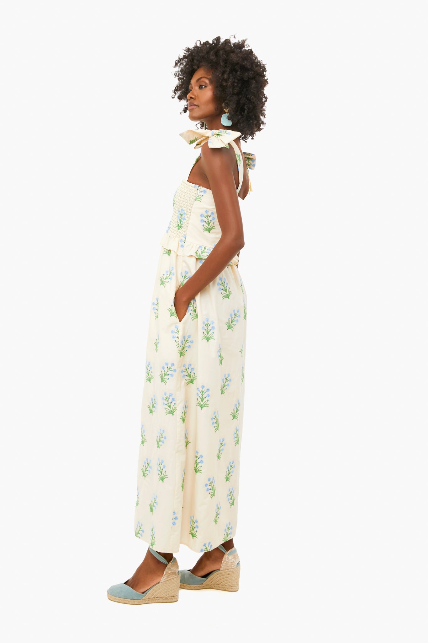 Wildflower Embroidered Alessandra Dress-Beilave