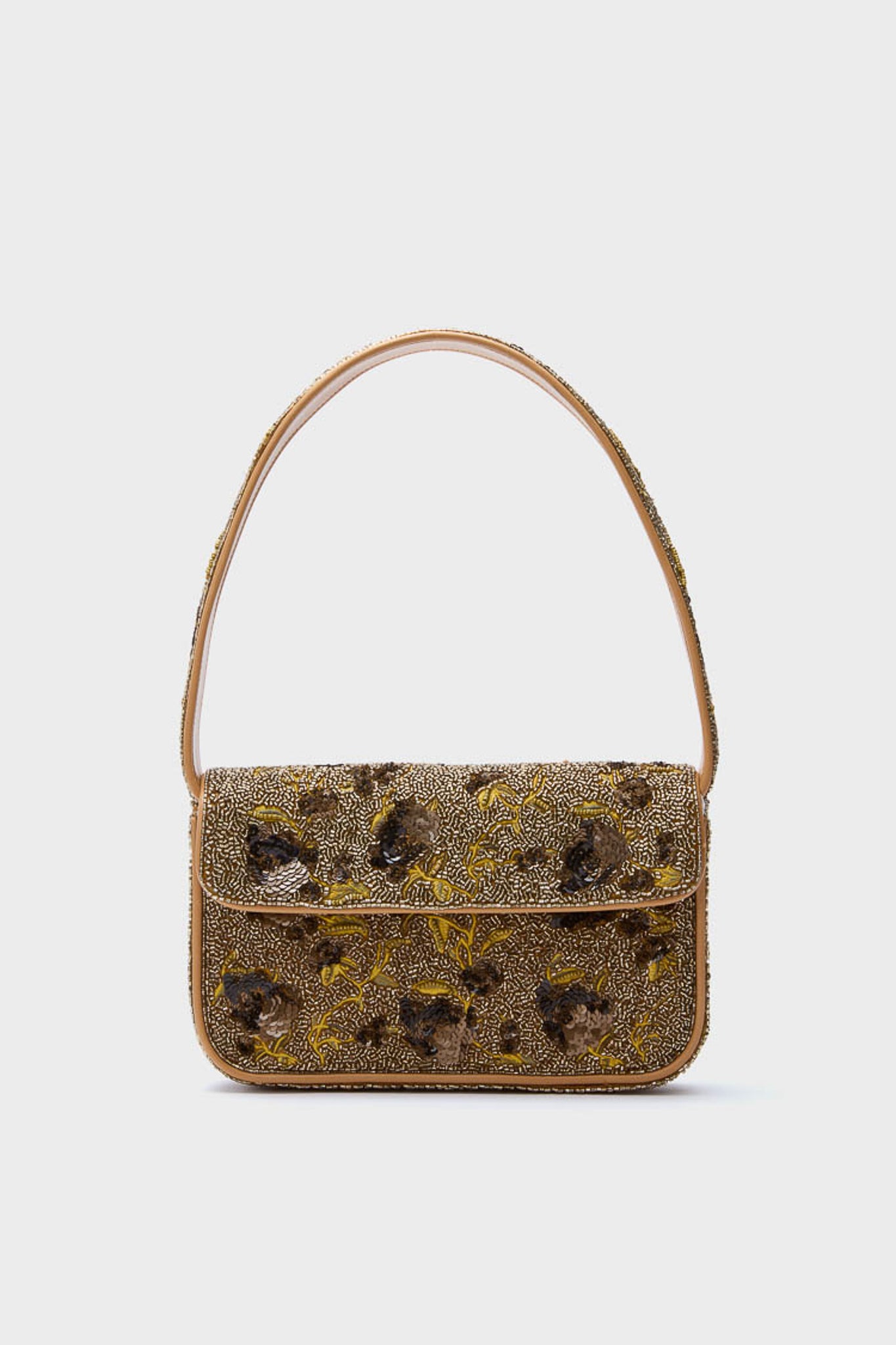 Vintage Floral Tommy Beaded Bag-Beilave