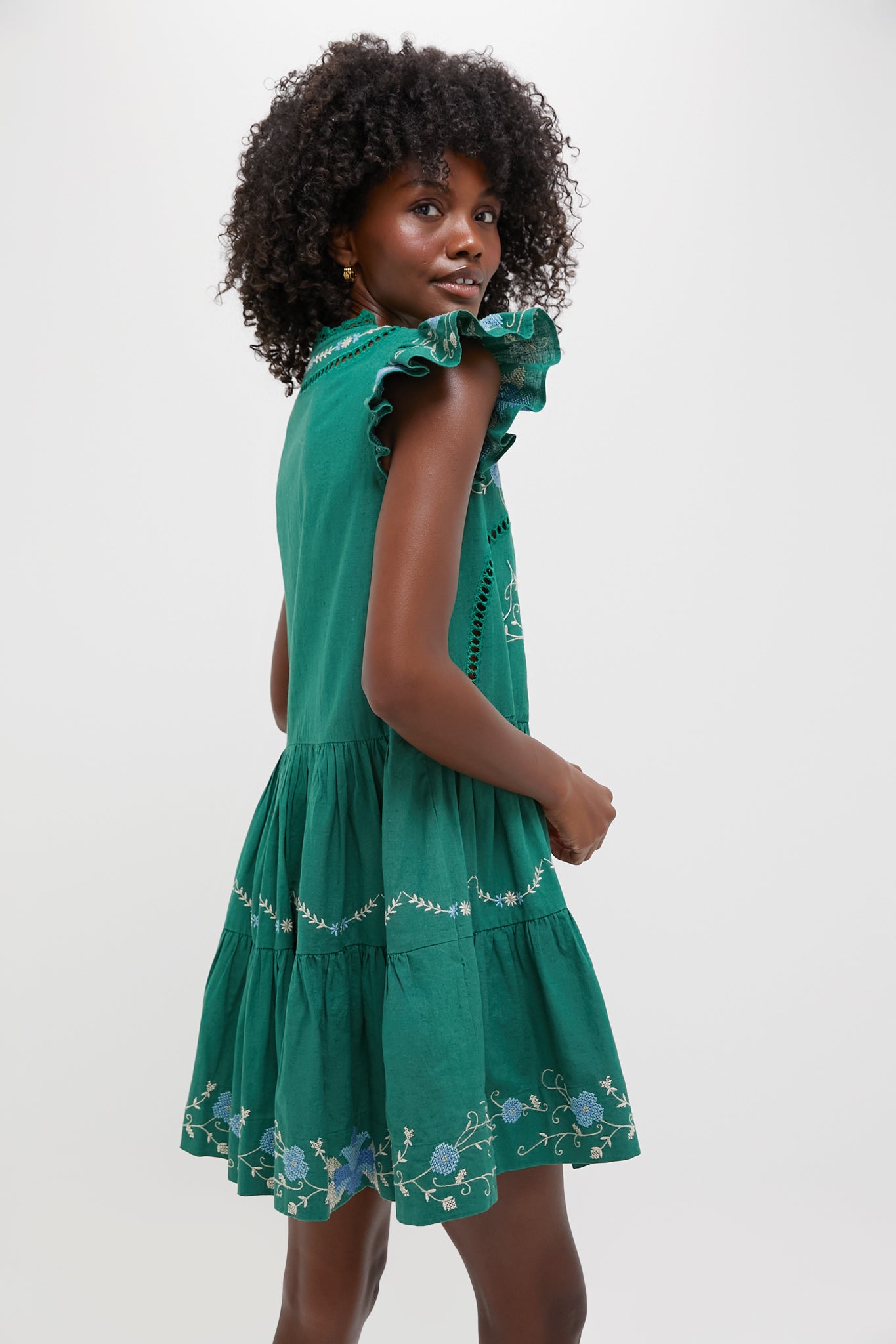 Exclusive Green Vesna Tunic Dress-Beilave