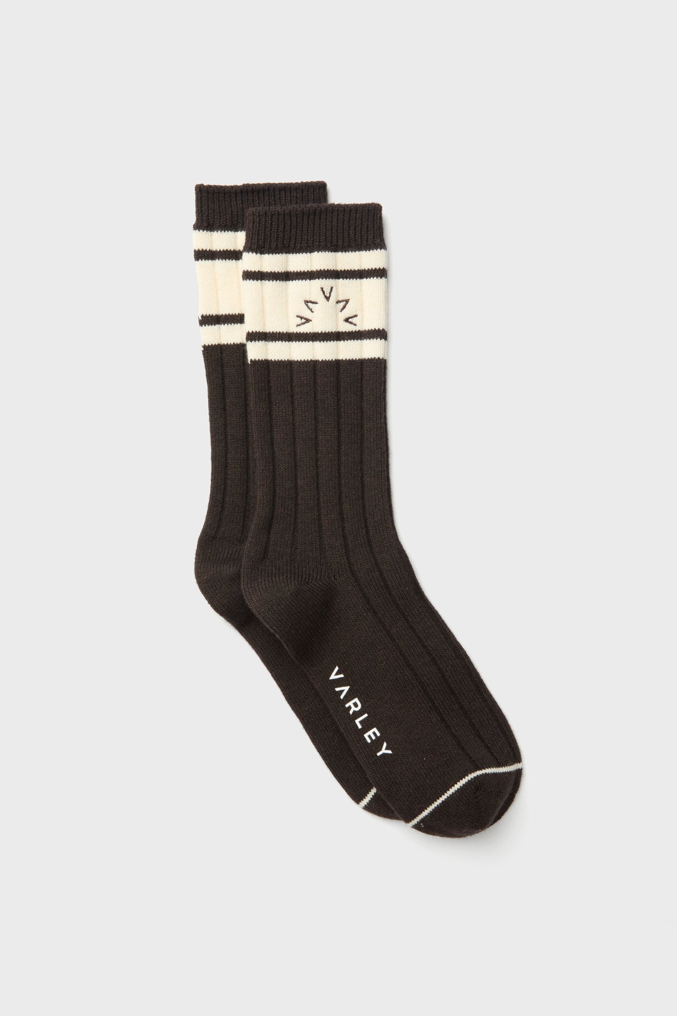 Coffee Bean Malissa Plush Wide Rib Sock-Beilave