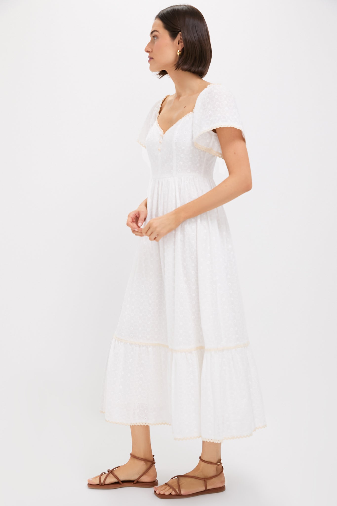 Dainty Eyelet Holley Dress-Beilave