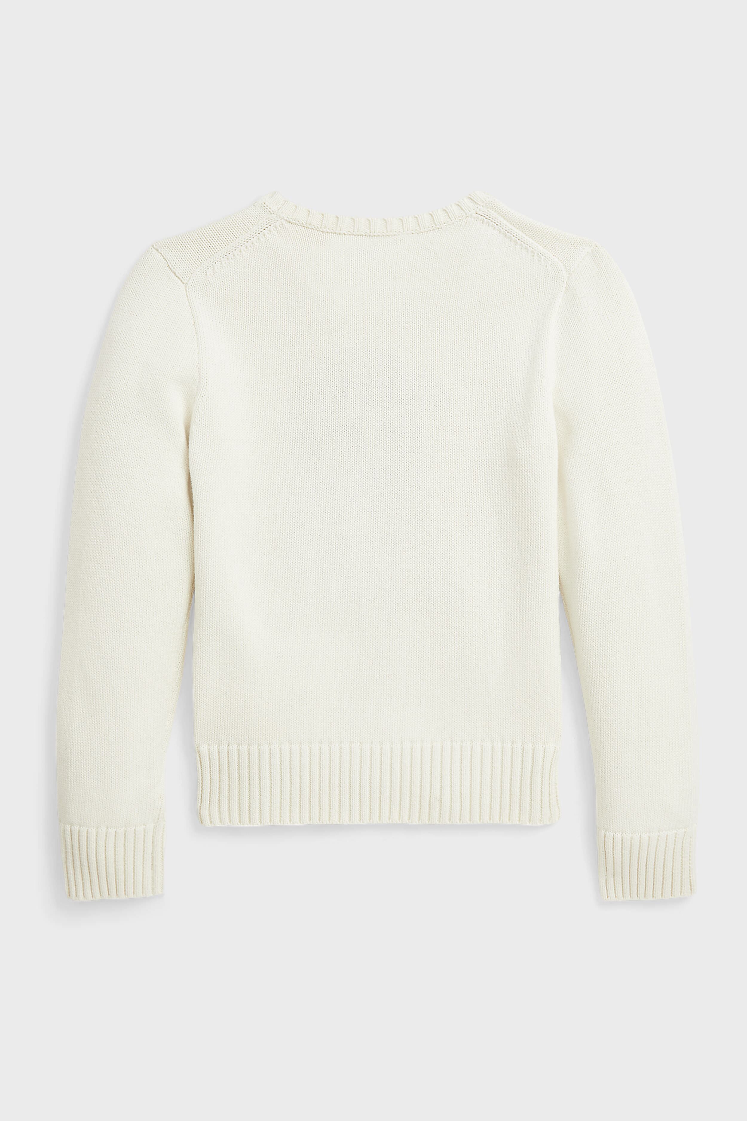 Girls Long-Sleeve Combed Cotton Novelty Dog Graphic Sweater-Beilave