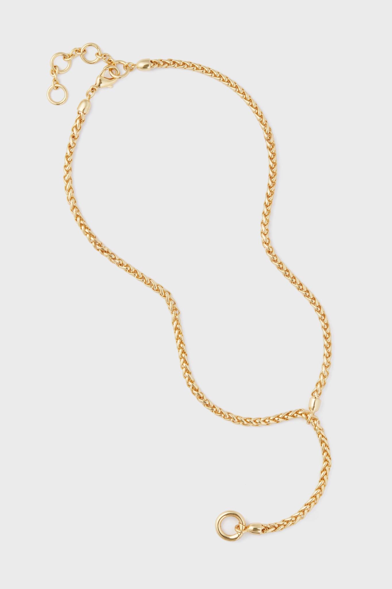 Gold Lariat Necklace-Beilave