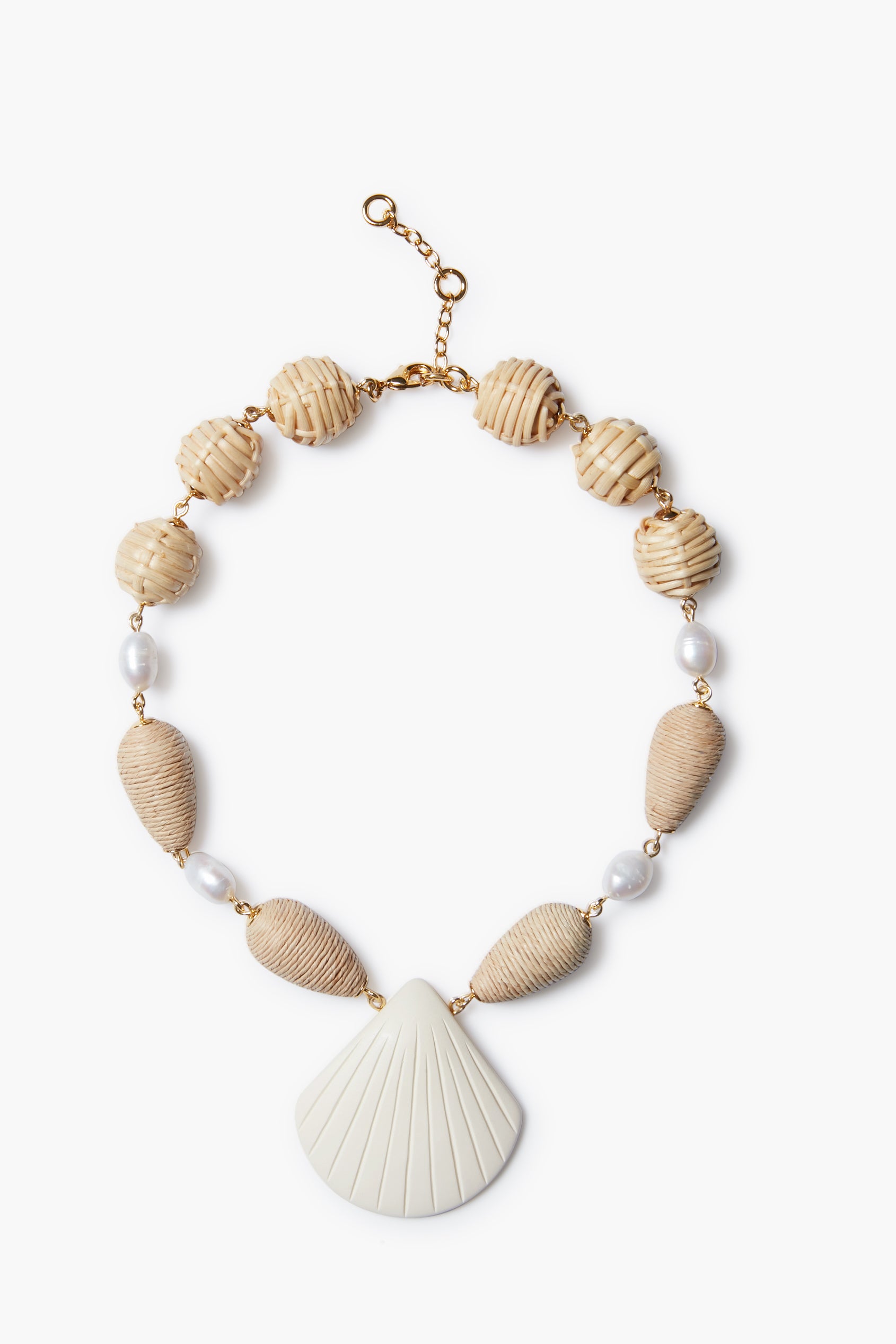Raffia Porter Necklace-Beilave