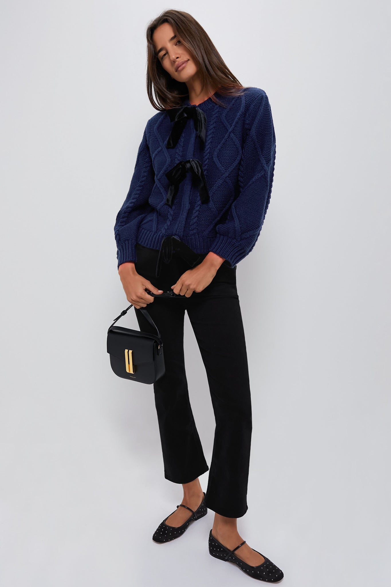 Velvet Bow Bea Cardigan-Beilave