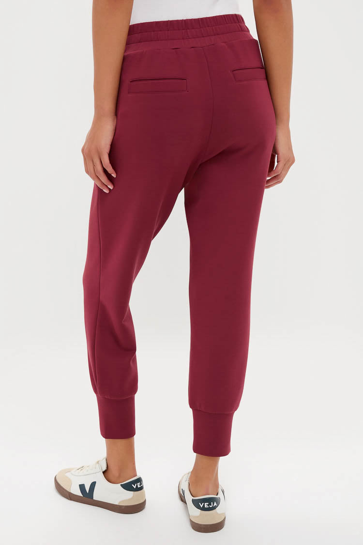 New Maroon The Slim Cuff Pant 25-Beilave